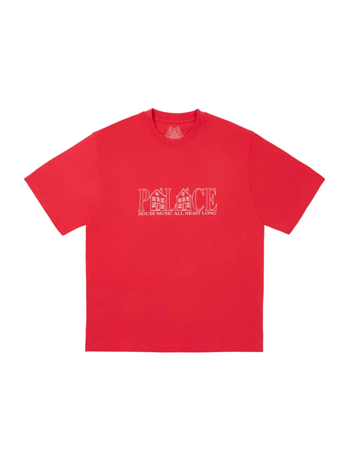 Мужская футболка с принтом Palace T-Shirt — изображение 1 из 1, красный