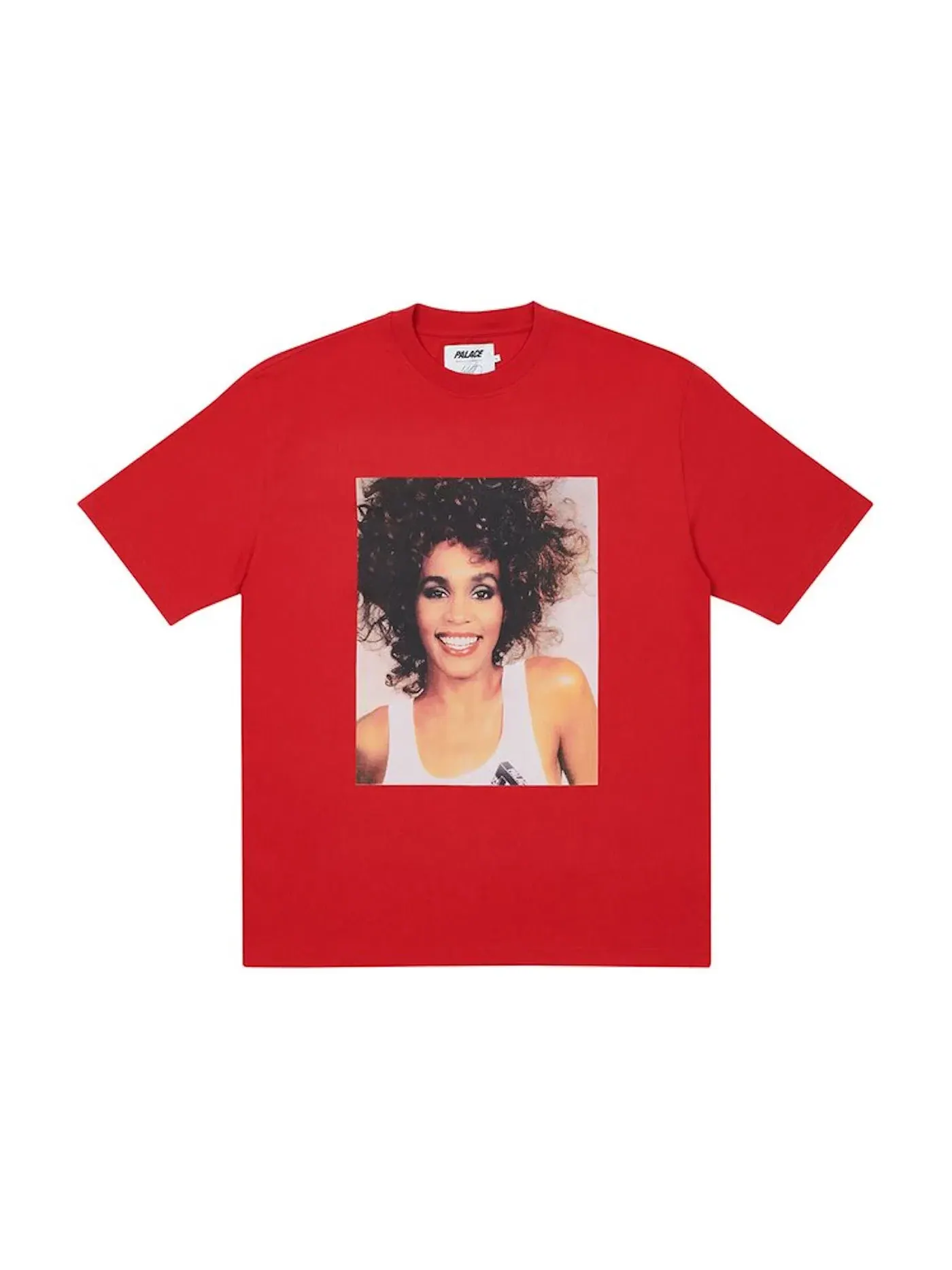 Мужская футболка с принтом Palace T-shirt — изображение 1 из 1, красный