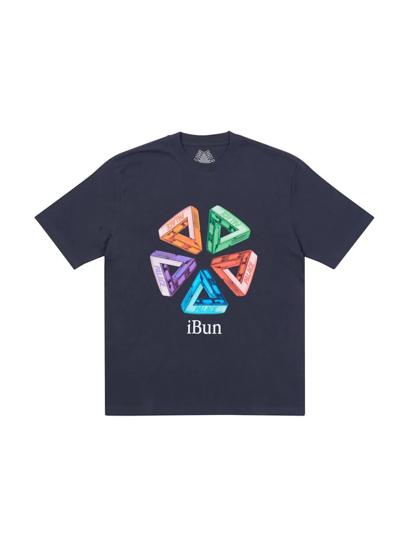 Мужская футболка с принтом Palace T-shirt — изображение 1 из 1, темно-синий