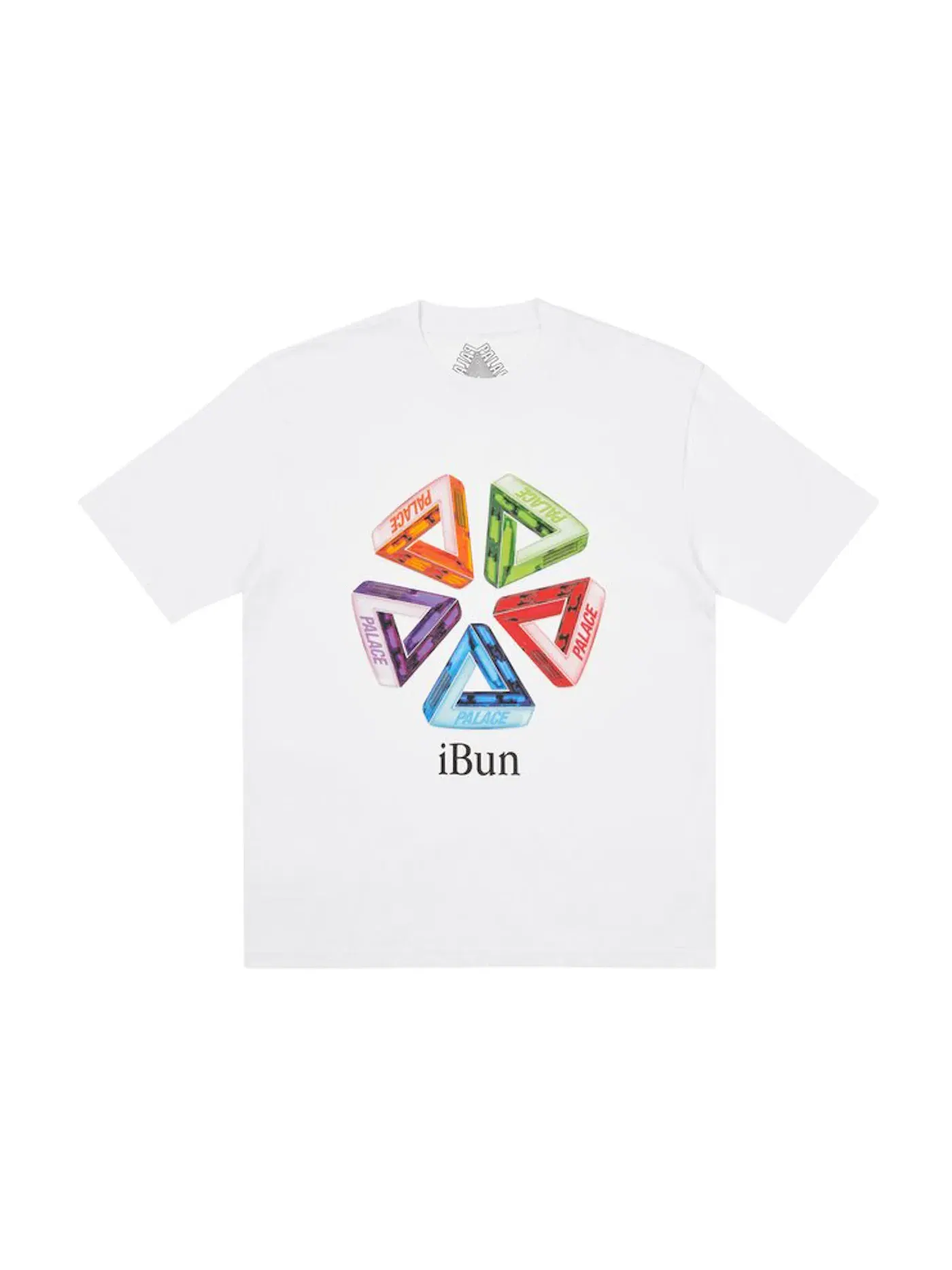 Мужская футболка с принтом Palace T-shirt — изображение 1 из 1, белый