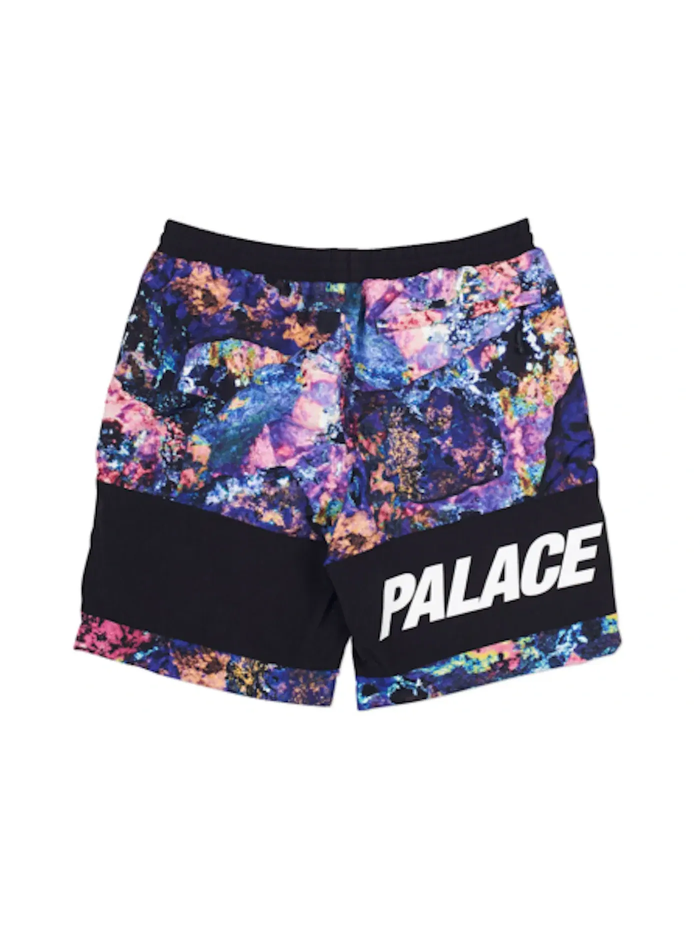 Мужские шорты Palace Iments Shell Shorts — изображение 2 из 2, черный/фиолетовый