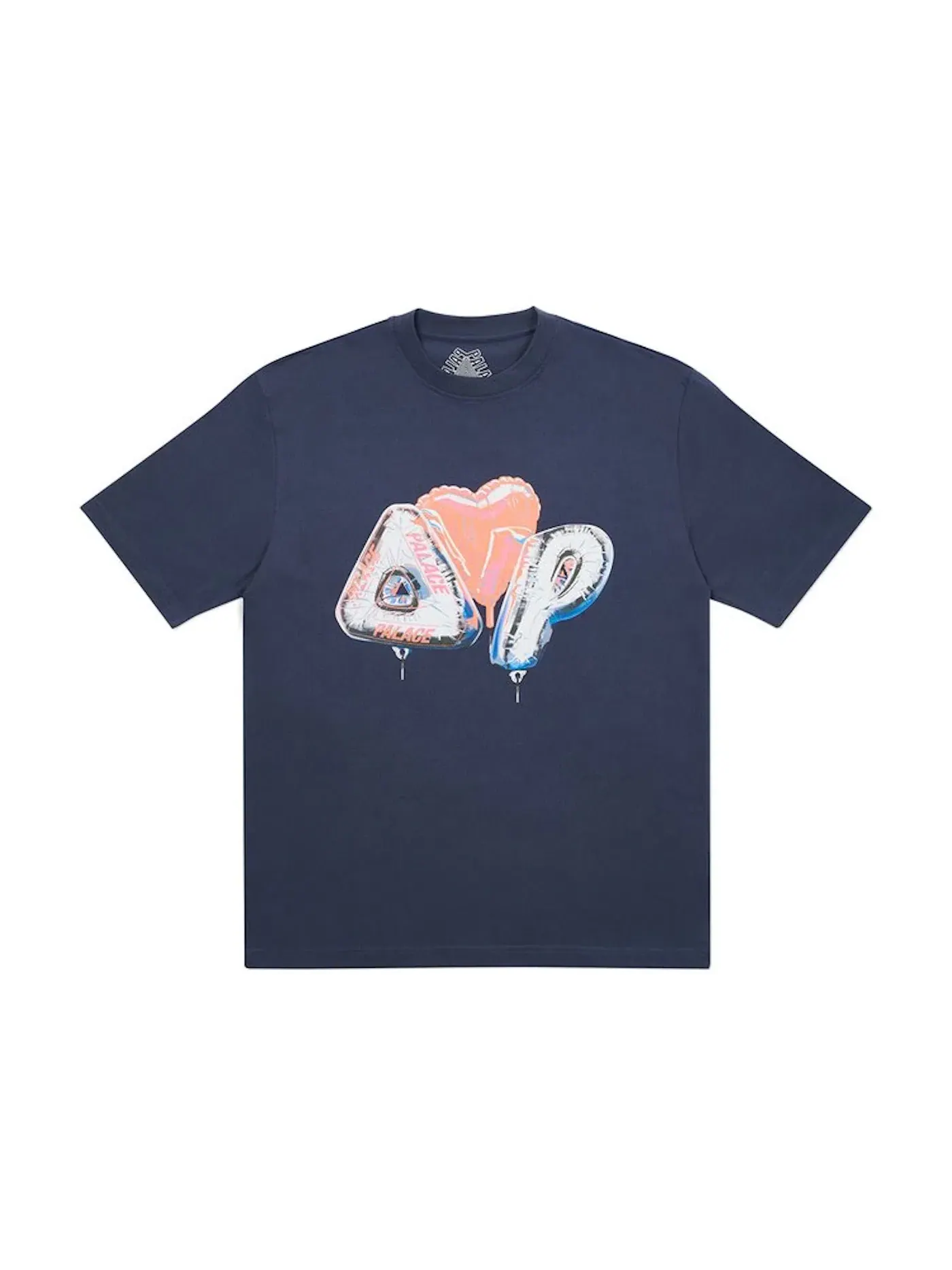 Мужская футболка с принтом Palace T-shirt — изображение 1 из 1, темно-синий