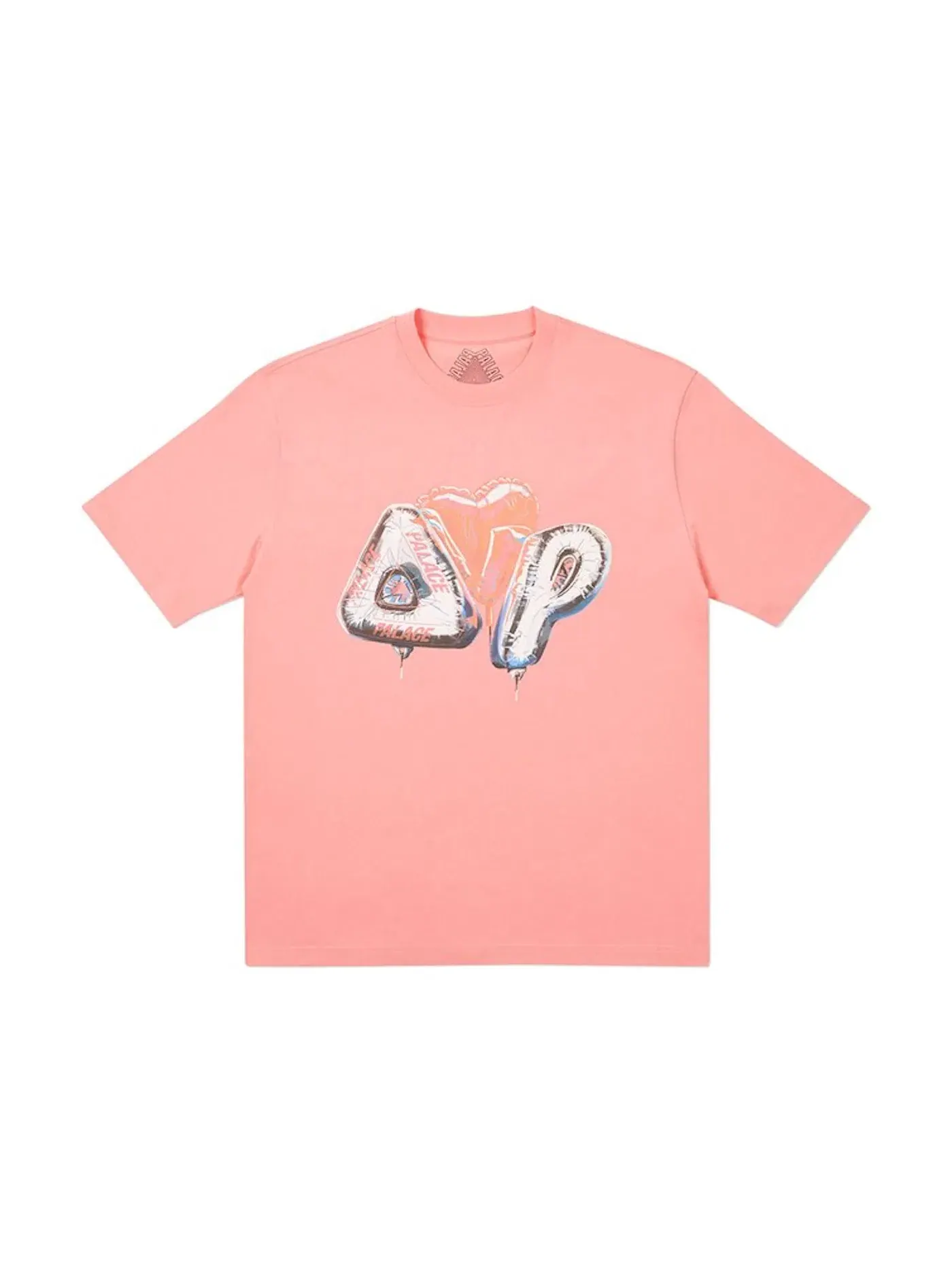 Мужская футболка с принтом Palace T-Shirt — изображение 1 из 1, розовый