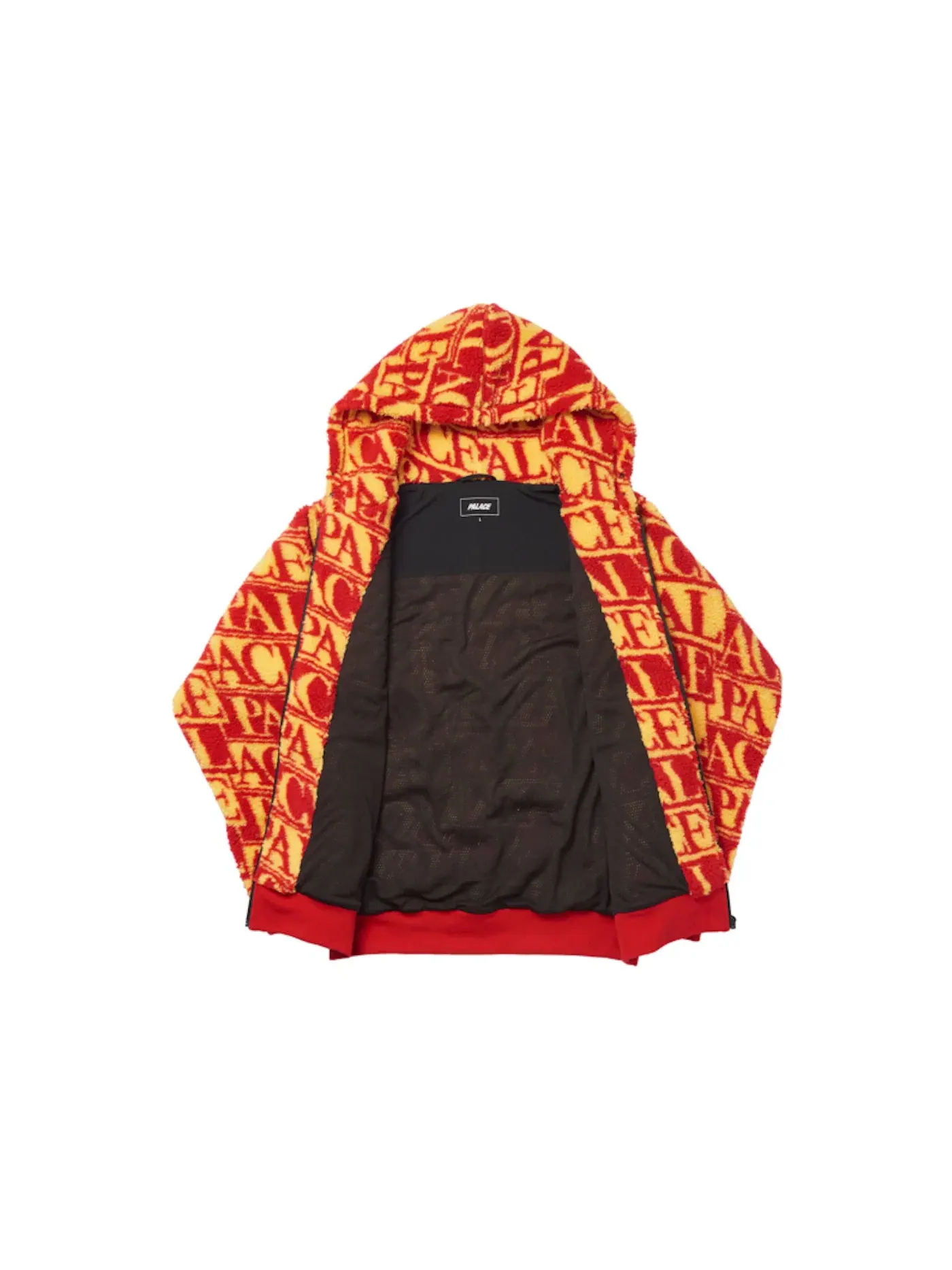 Мужская куртка из флиса Palace J-Ard Fleece Jacket — изображение 3 из 3, красно-желтый
