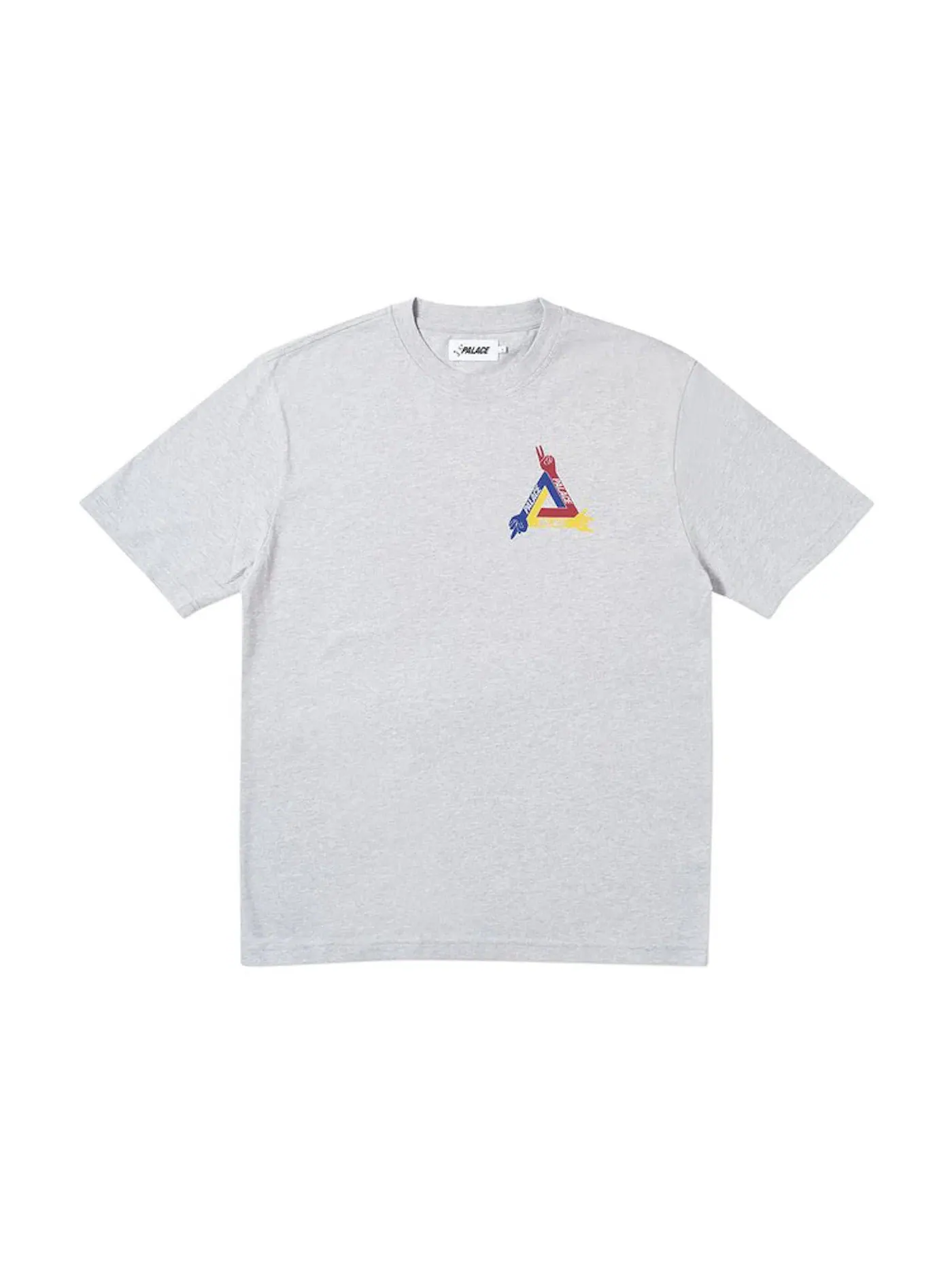 Мужская футболка с принтом Palace T-shirt — изображение 1 из 2, серый