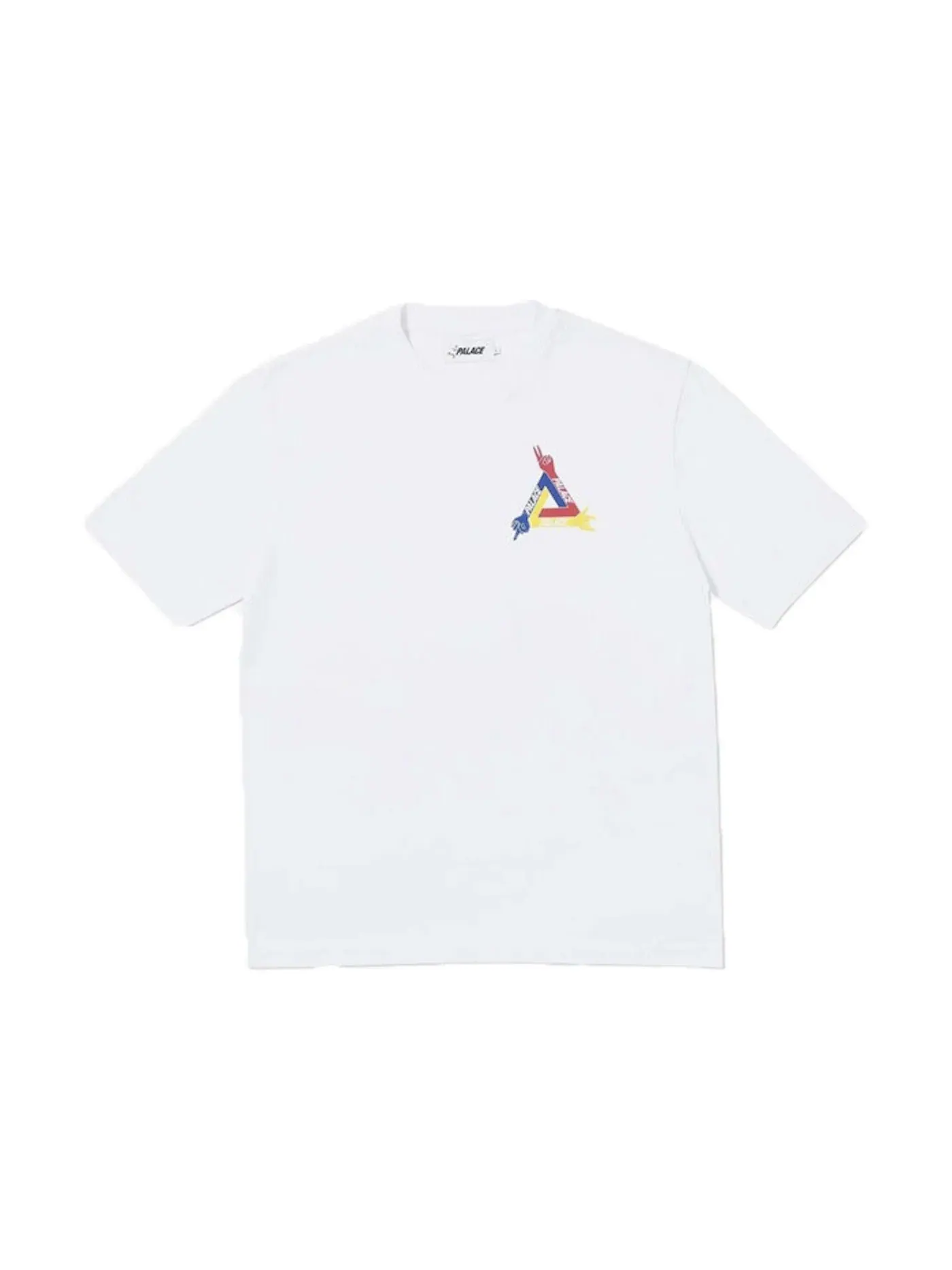 Мужская футболка с принтом Palace JCDC T-Shirt — изображение 1 из 2, белый