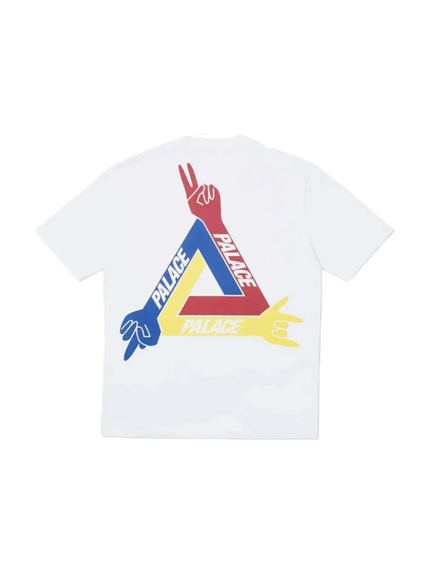 Мужская футболка с принтом Palace JCDC T-Shirt — изображение 2 из 2, белый