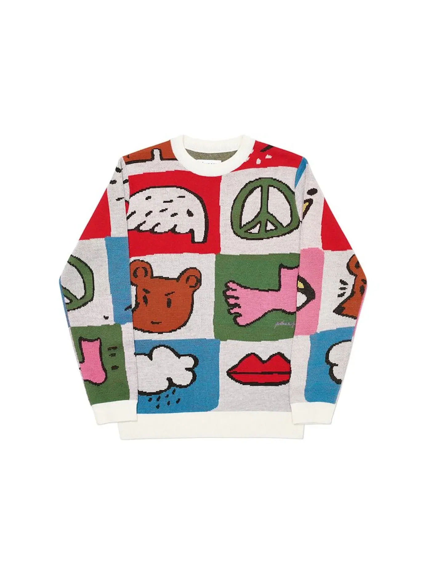 Мужской свитер мультиколор Knit Palace — изображение 1 из 2