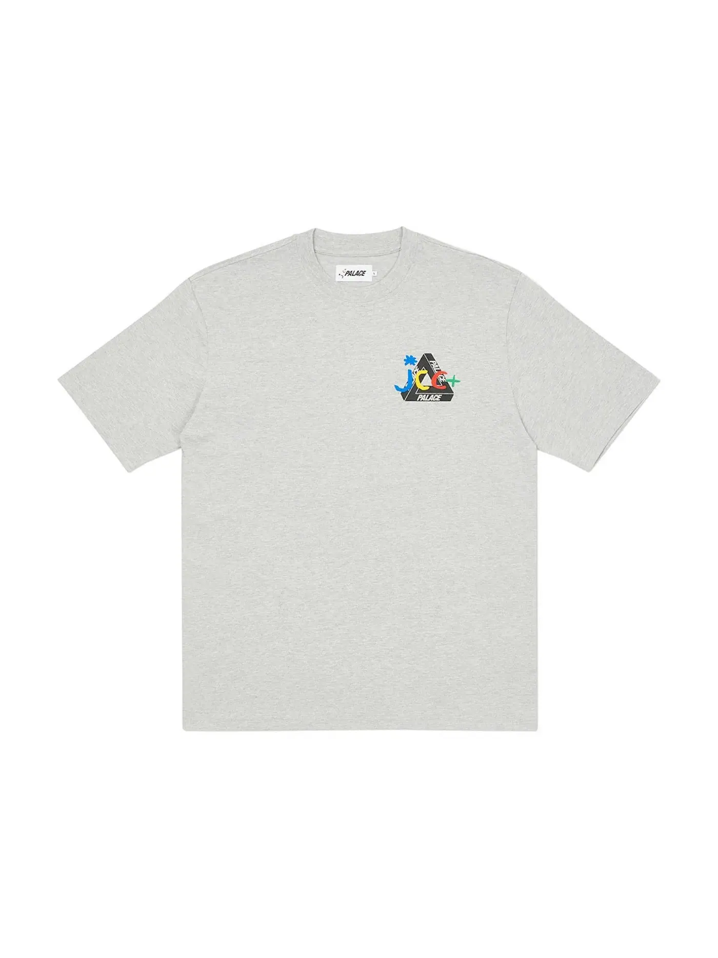 Мужская футболка с принтом Palace T-Shirt — изображение 1 из 2, серый