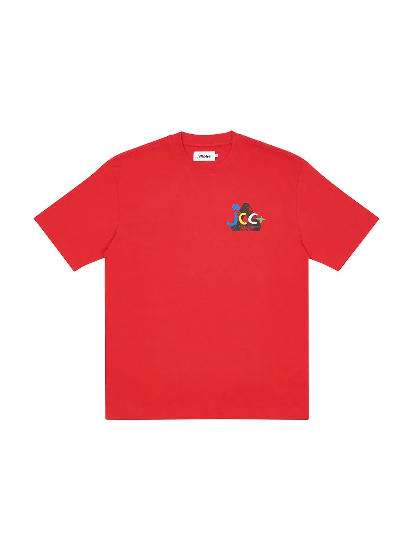 Мужская футболка с принтом Palace T-Shirt — изображение 1 из 2, красный