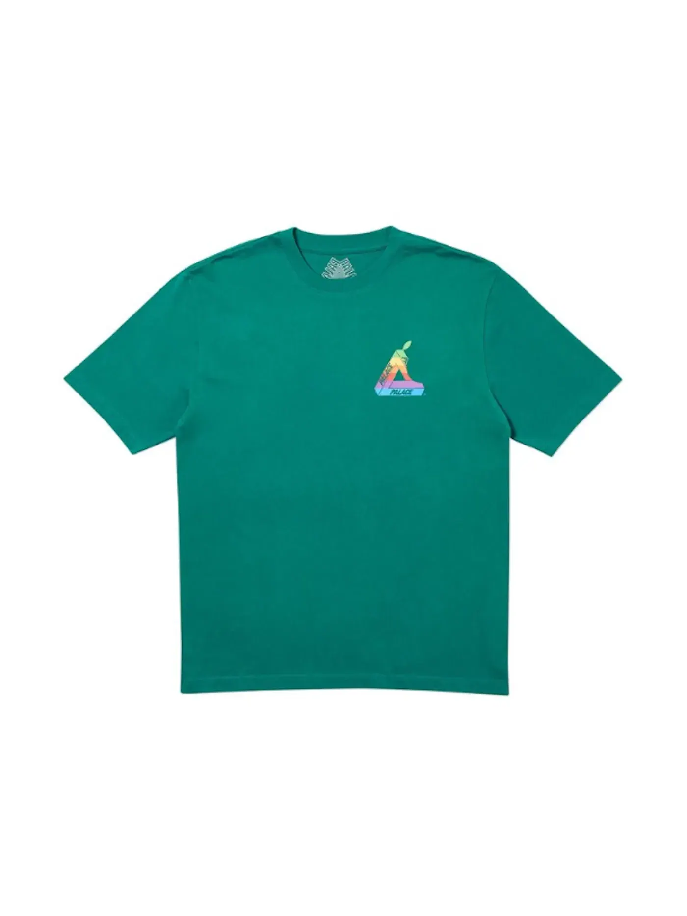 Мужская футболка с принтом Palace T-Shirt — изображение 1 из 2, зеленый