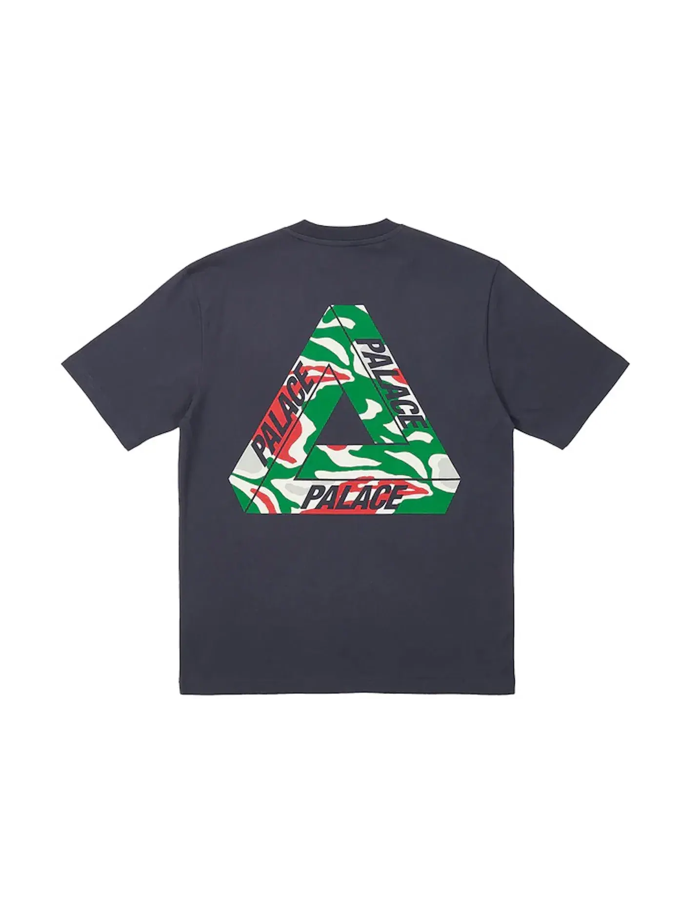 Мужская футболка с принтом Palace Jungle Camo Tri-Ferg T-Shirt — изображение 1 из 2, темно-синий