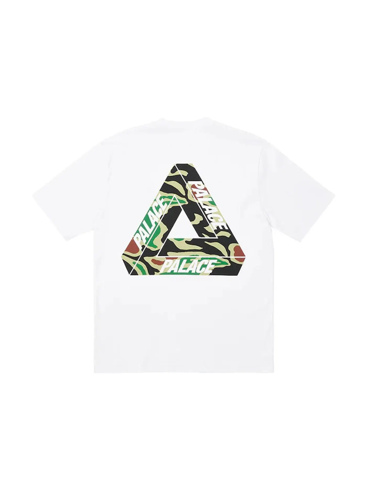 Мужская футболка с принтом Palace Jungle Camo Tri-Ferg T-Shirt — изображение 1 из 2, белый