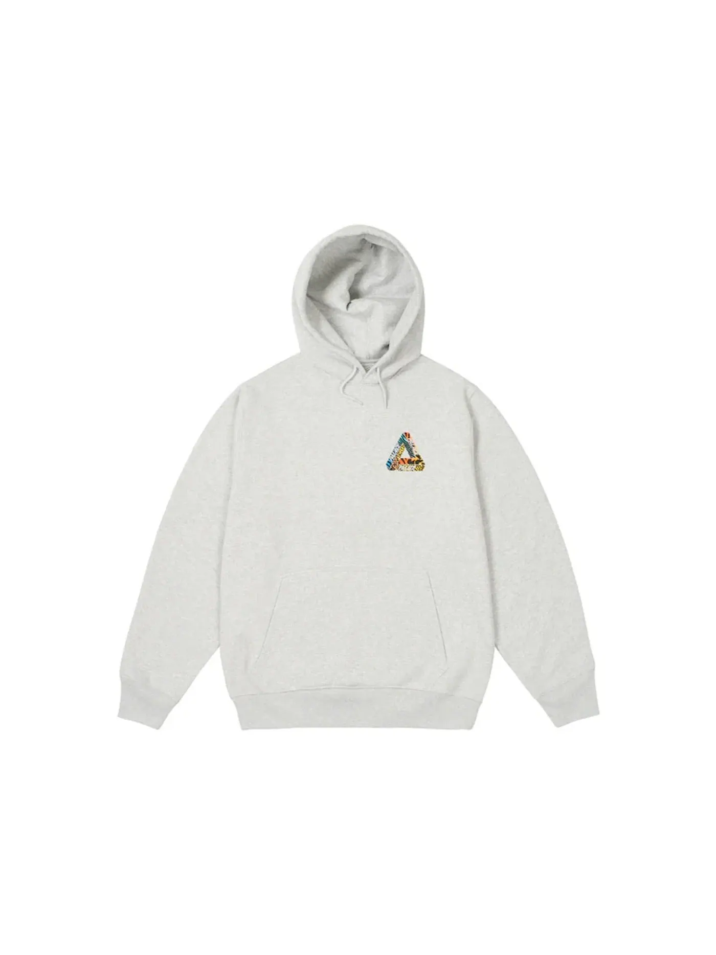 Мужской худи с принтом Hood Grey Marl Palace — изображение 2 из 2, серый