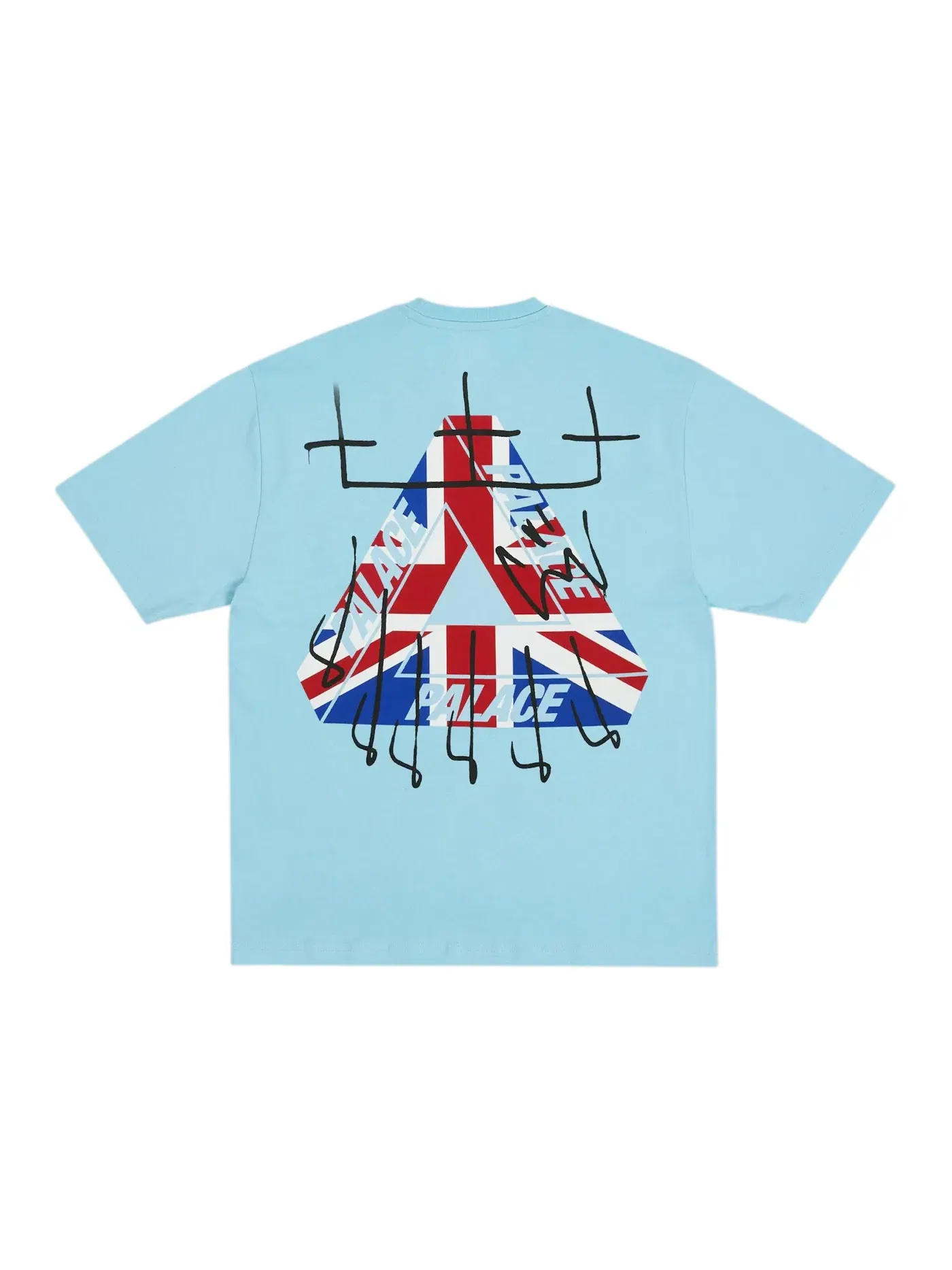 Мужская футболка с принтом Palace King Tri T-Shirt — изображение 1 из 2, синий