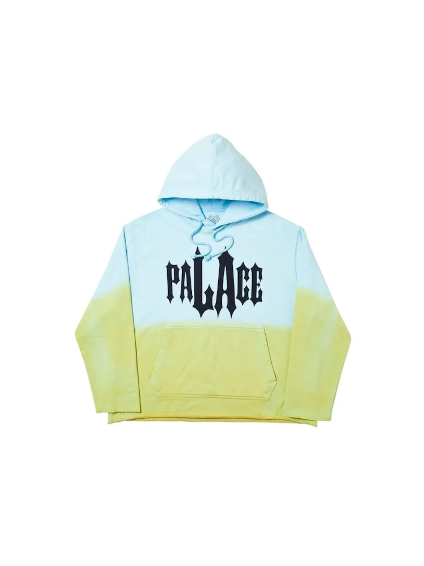 Мужской худи с принтом Palace Hood — изображение 1 из 1, синий зеленый