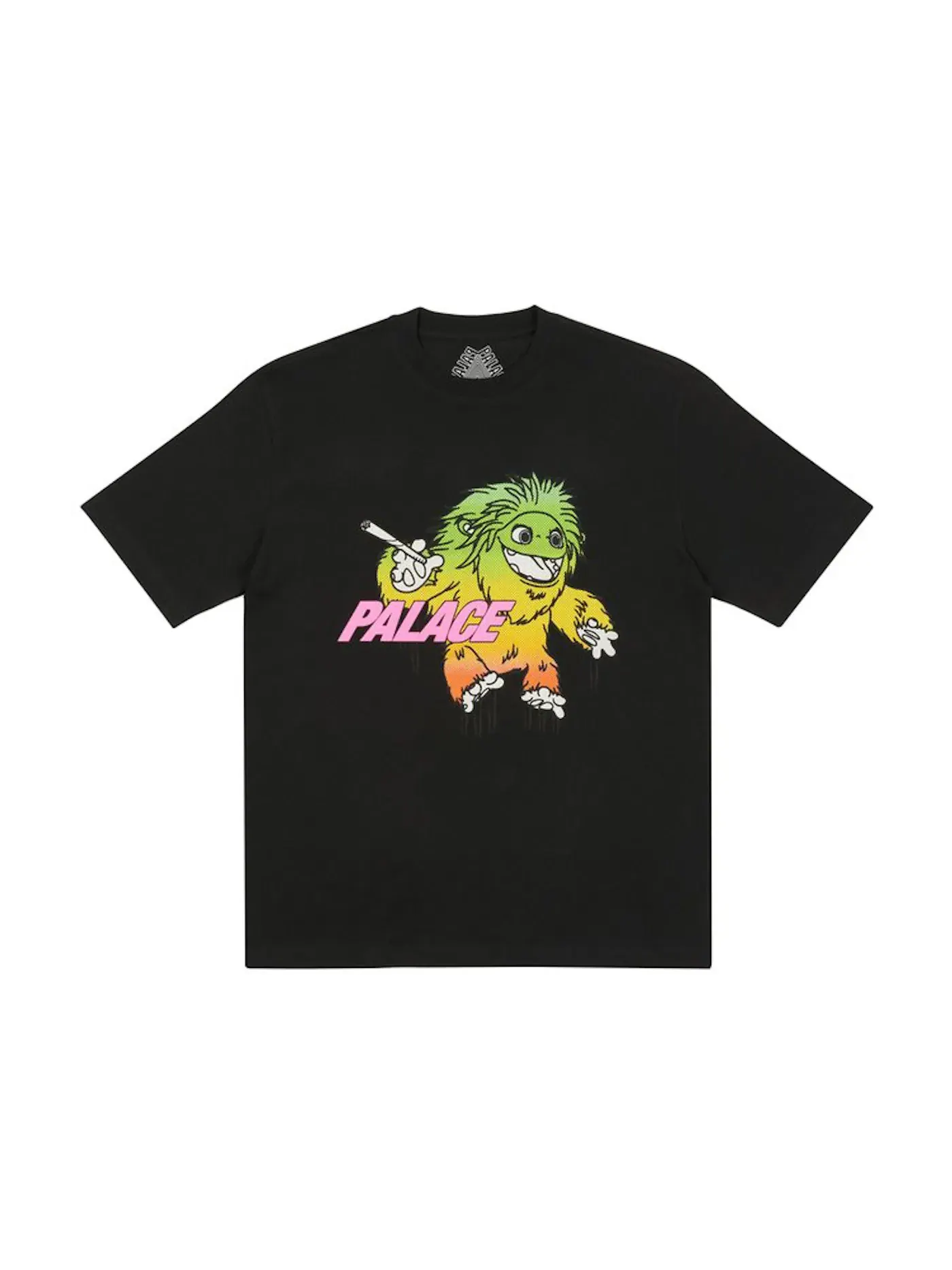 Мужская футболка с принтом Palace T-shirt (FW21) — изображение 1 из 1, черный