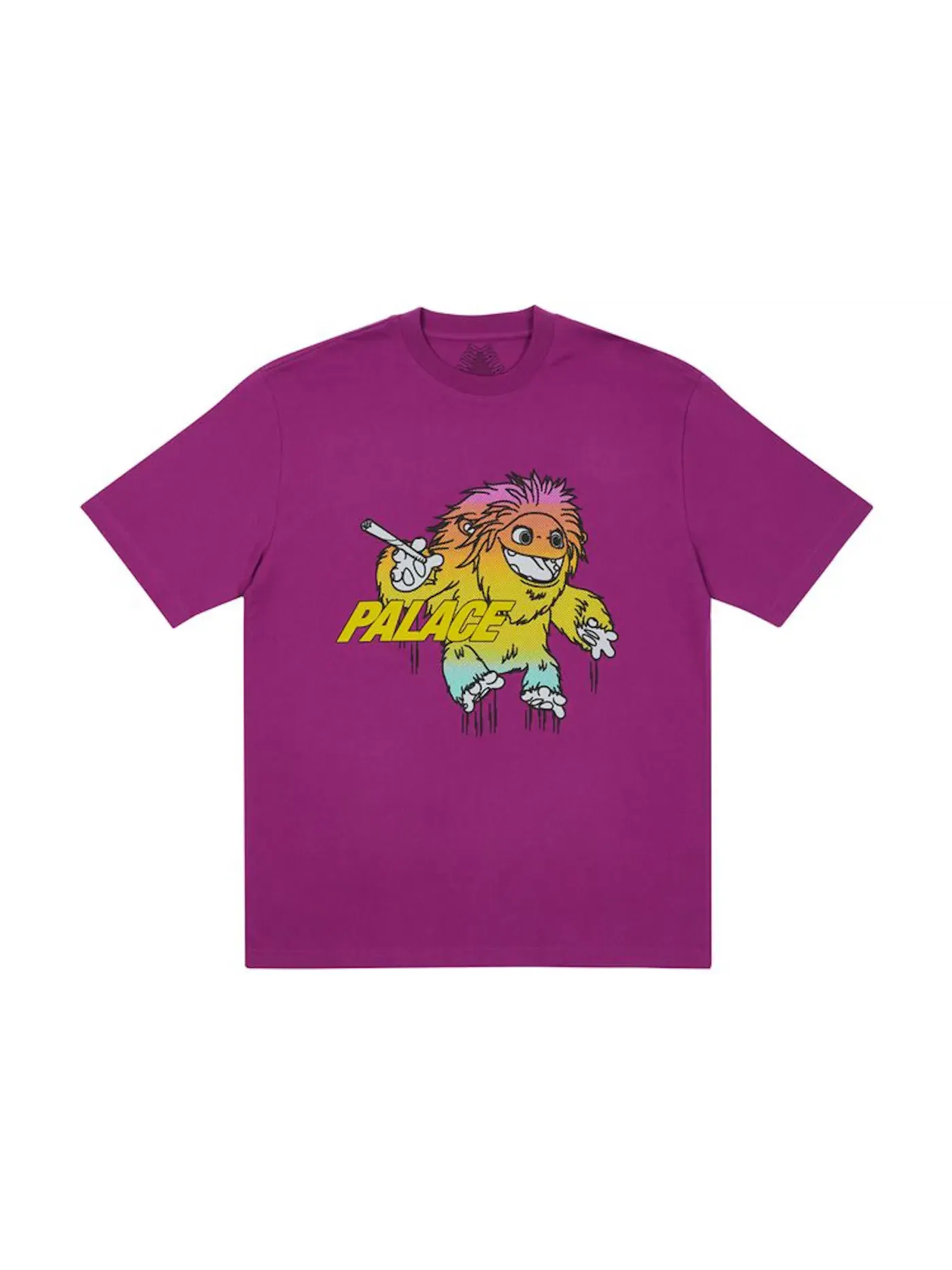 Мужская футболка с принтом Palace T-shirt (FW21) — изображение 1 из 1, сливавый