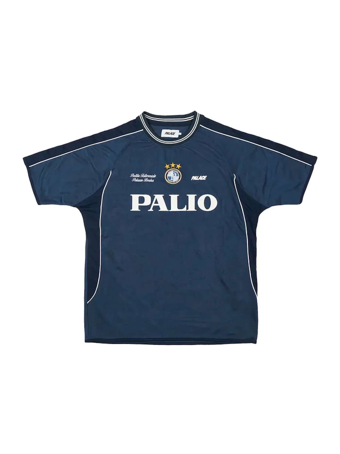Мужская рубашка с принтом Palace Shirt — изображение 1 из 2, темно-синий