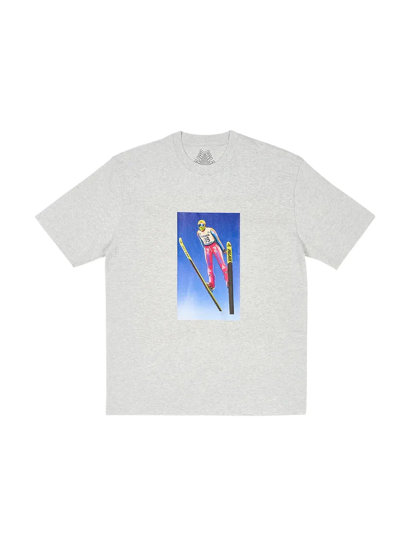 Мужская футболка с принтом Palace T-Shirt — изображение 1 из 1, серый