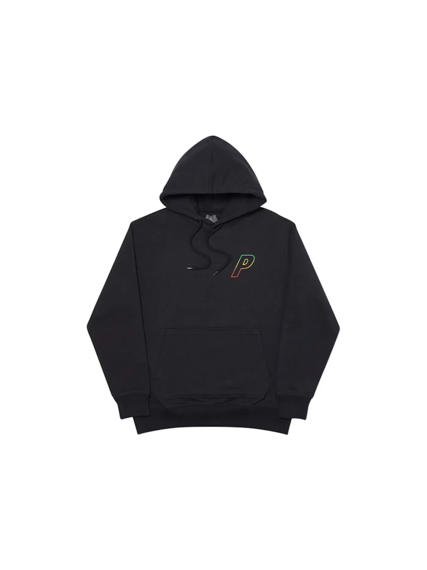 Мужское худи с принтом Palace Linear Triple Fade Hood — изображение 1 из 2, черный