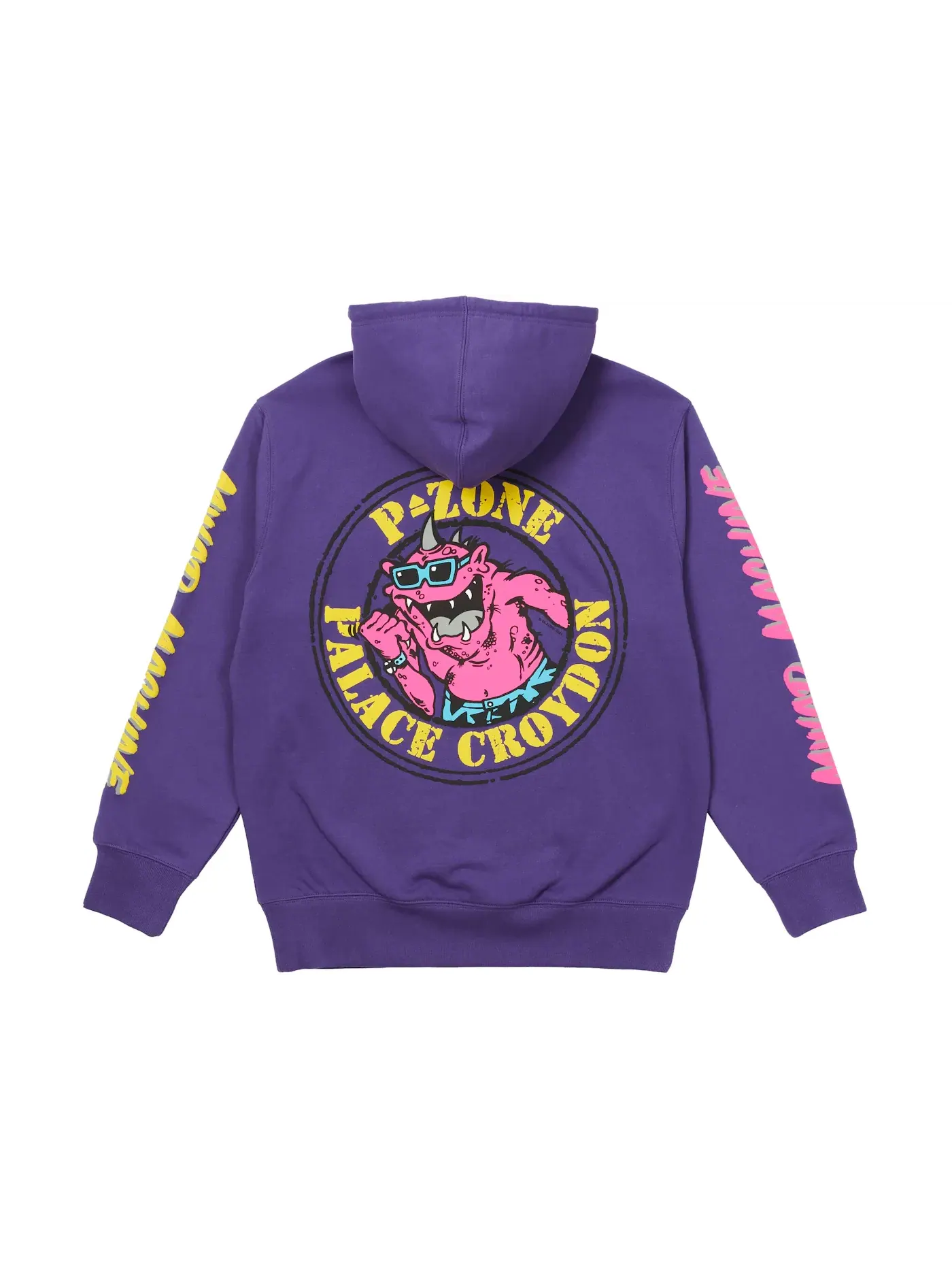 Мужская худи Palace M-Zone Mutant Fish Hood — изображение 2 из 2, фиолетовый