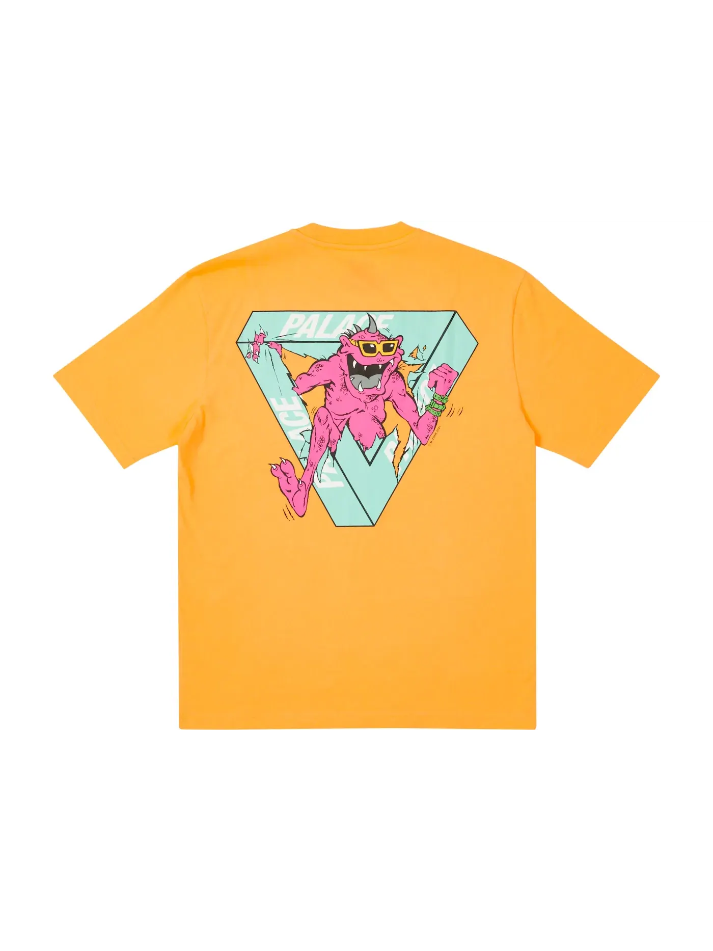 Мужская футболка с принтом Palace M-Zone Mutant Ripper T-shirt — изображение 2 из 2, оранжевый