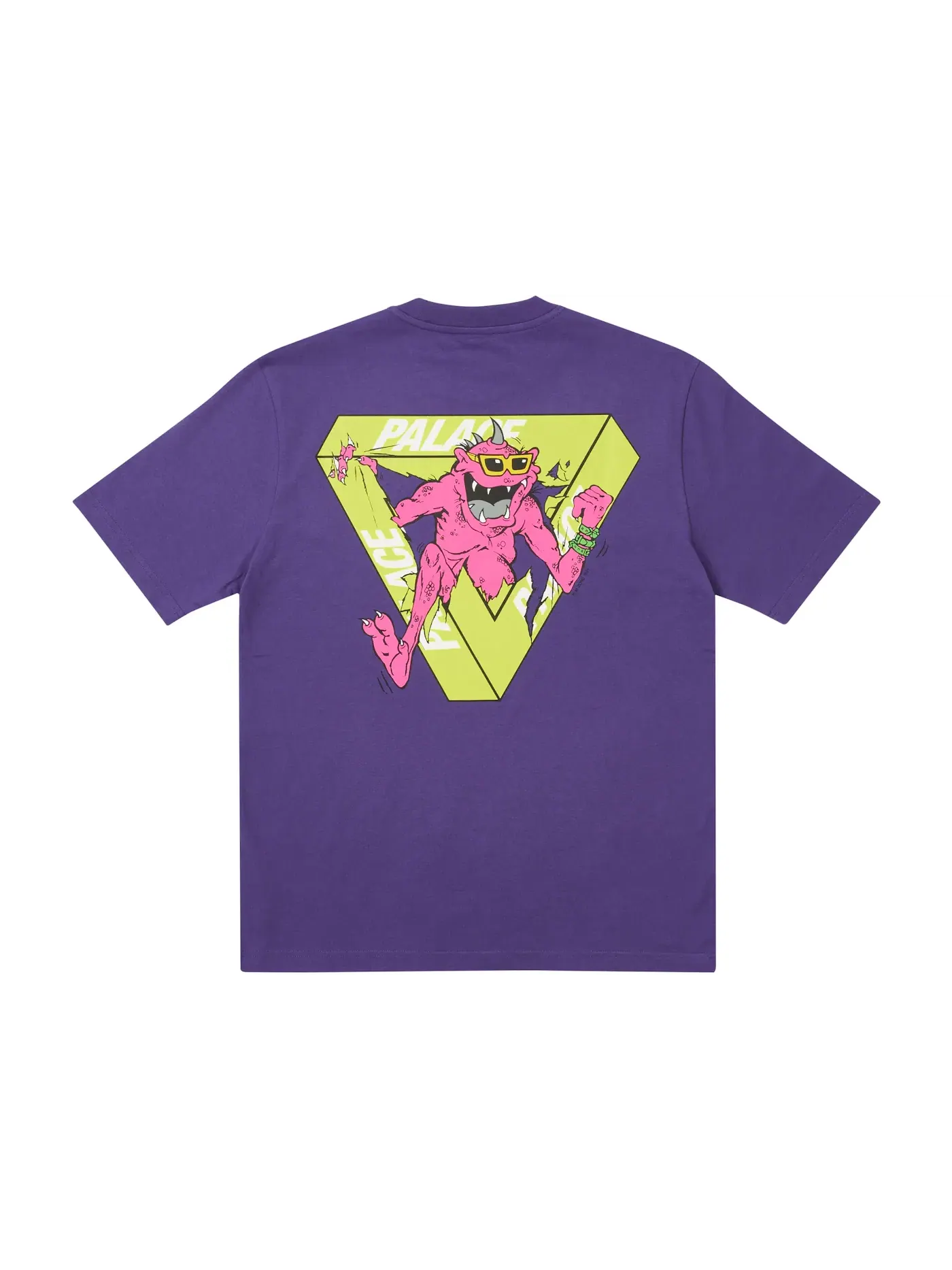 Мужская футболка с принтом Palace M-Zone Mutant Ripper T-shirt — изображение 2 из 2, фиолетовый