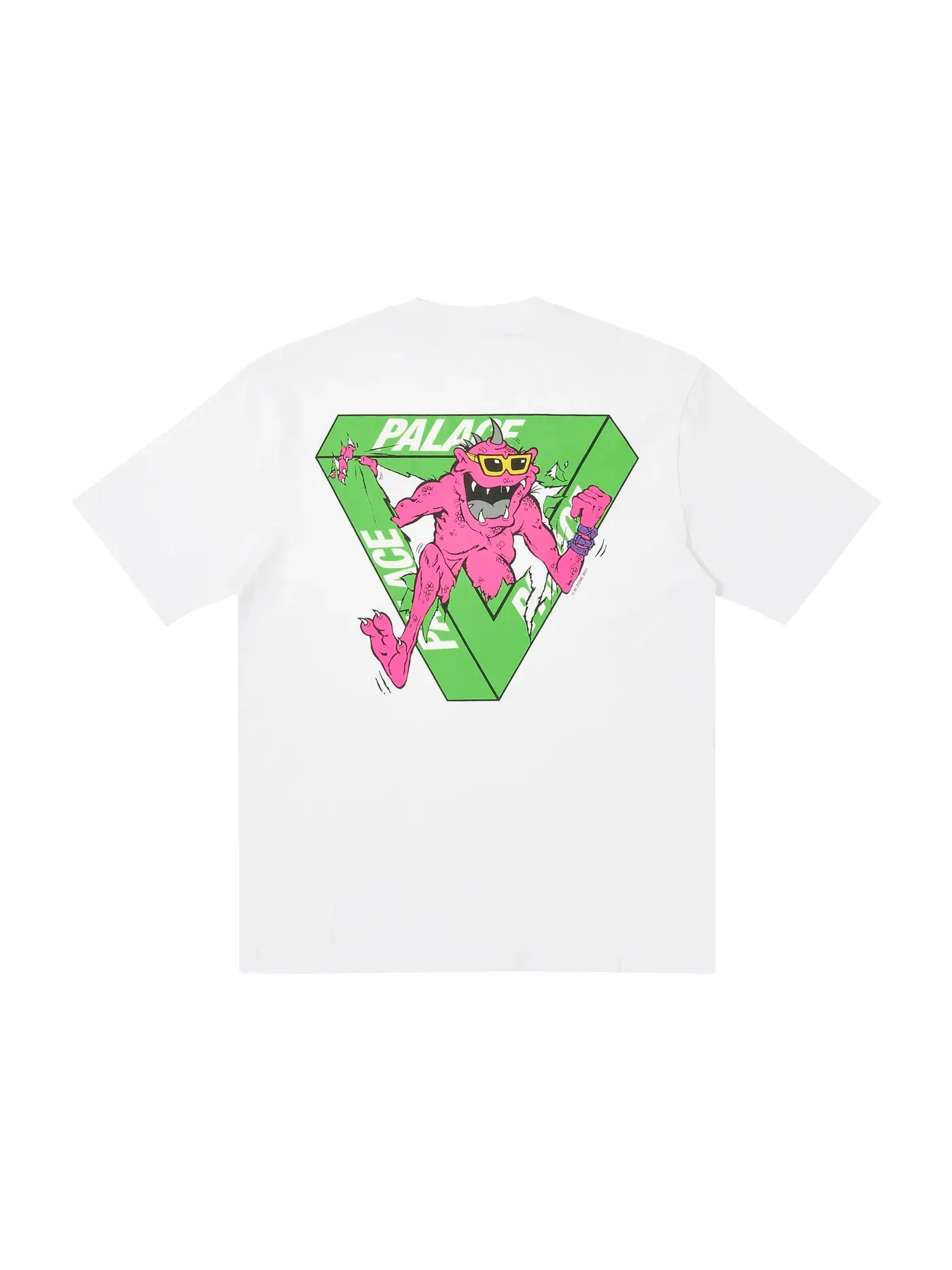 Мужская футболка с принтом Palace M-Zone Mutant Ripper T-shirt — изображение 2 из 2, белый