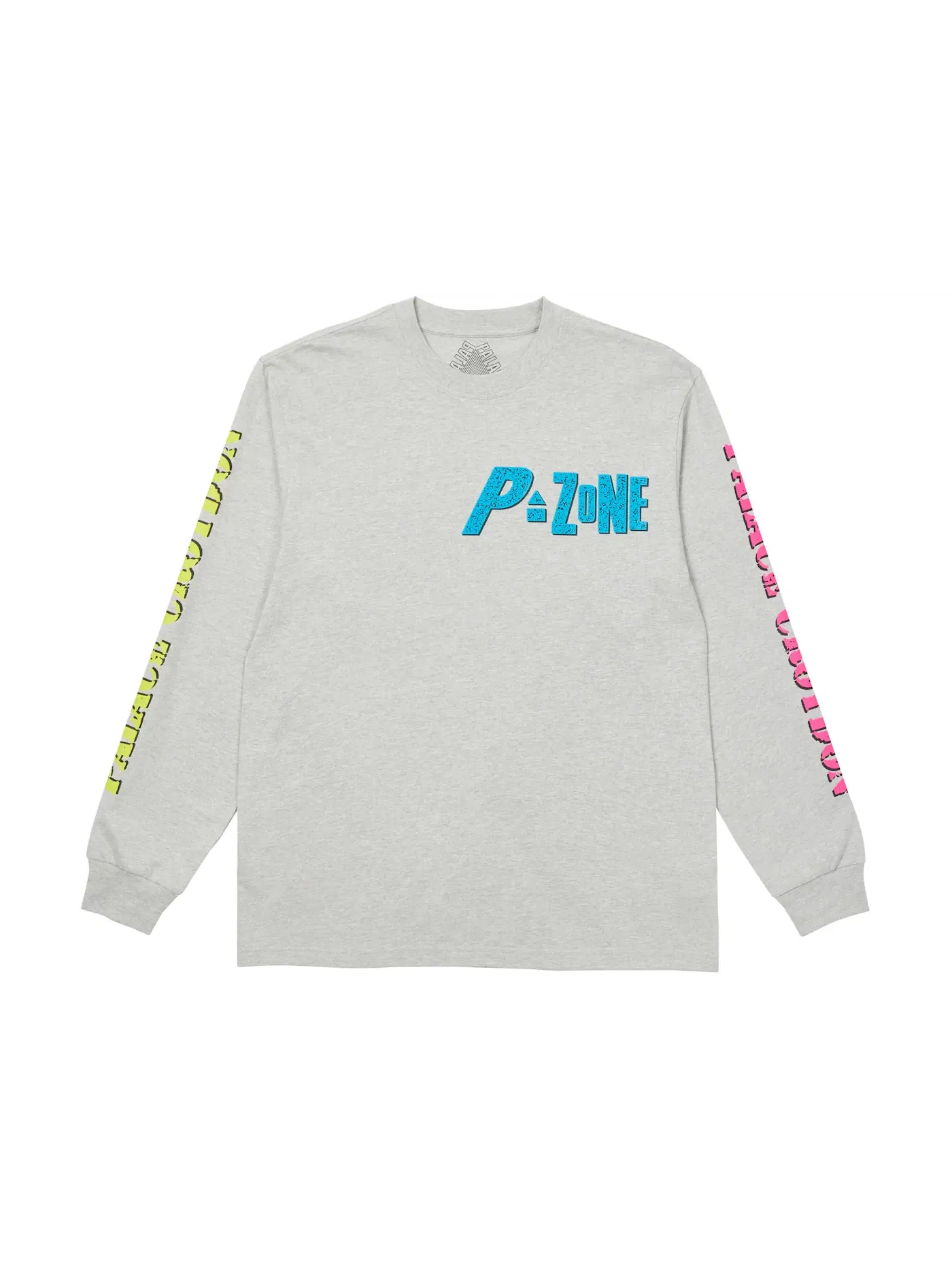 Мужской лонгслив с принтом Palace M-Zone Mutant Stomp Longsleeve — изображение 1 из 2, серый