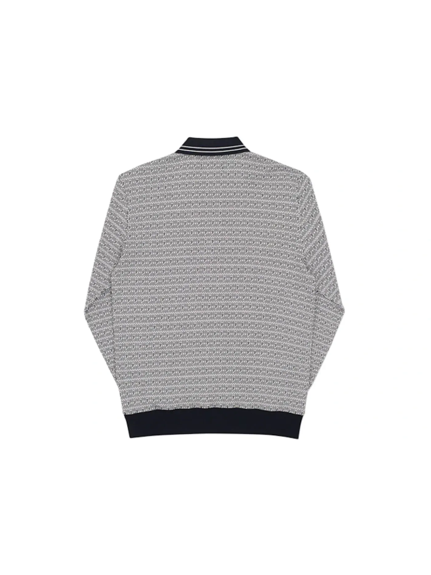 Мужская куртка Palace Macro P Heavy Zip Top — изображение 2 из 2, черный/белый