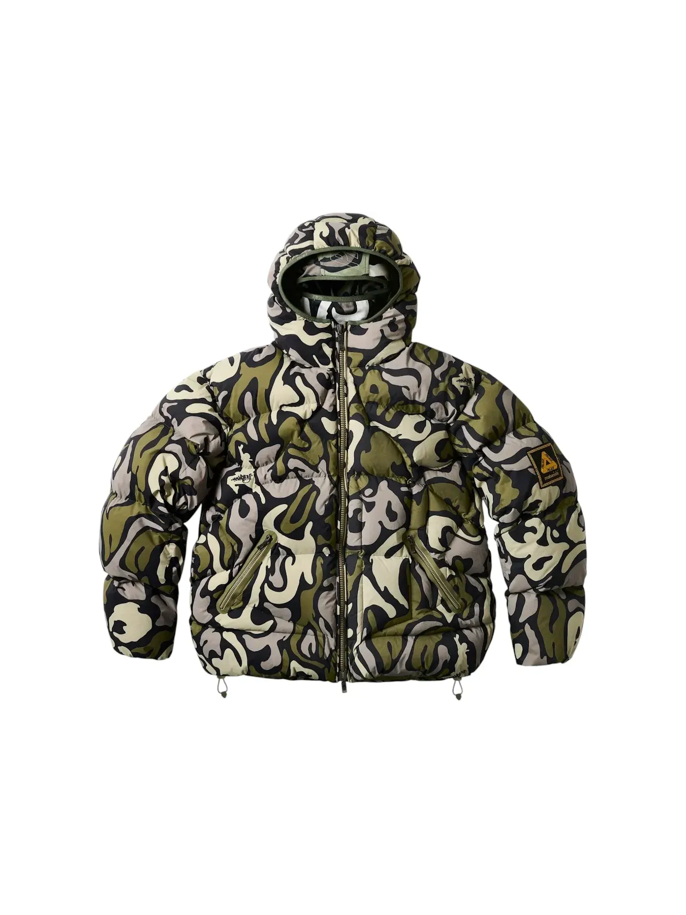 Мужская куртка пуховая с камуфляжным принтом Temple Puffa Jacket Palace, DPM Kor Om — изображение 1 из 3