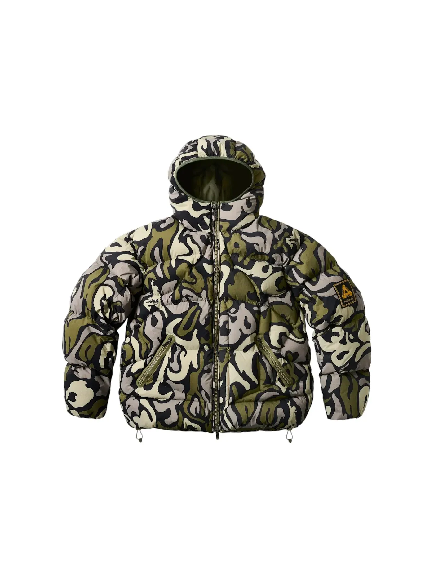 Мужская куртка пуховая с камуфляжным принтом Temple Puffa Jacket Palace, DPM Kor Om — изображение 2 из 3