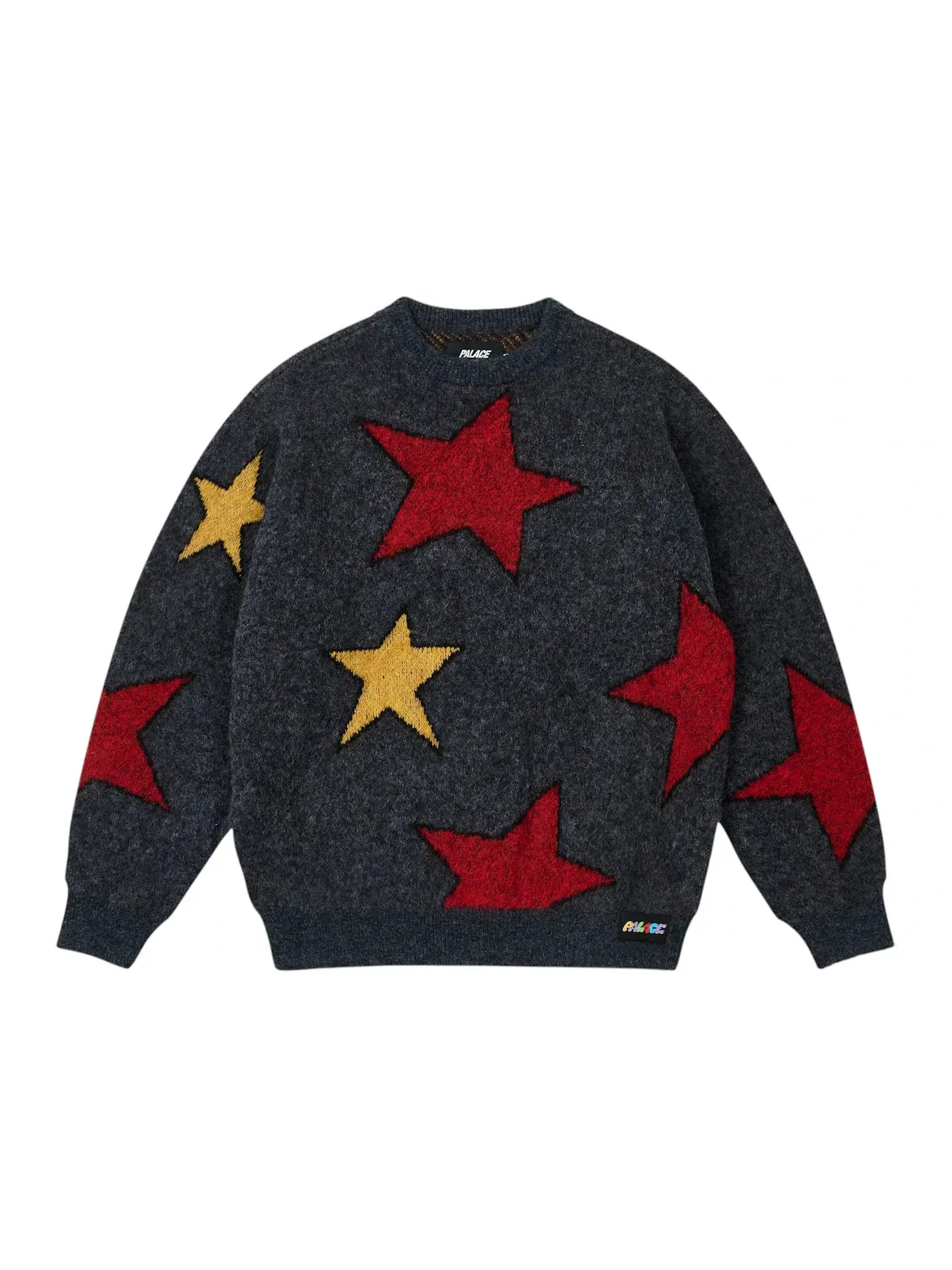 Мужской свитер с принтом Palace Knit — изображение 1 из 2, черный