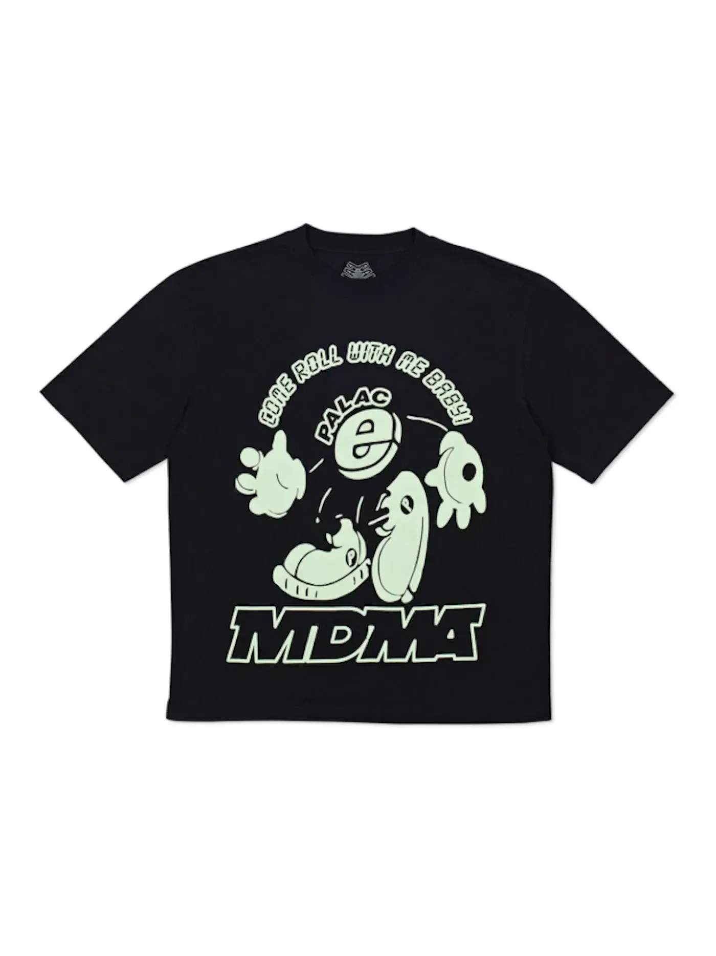 Мужская футболка с коротким рукавом Palace T-Shirt — изображение 1 из 2, черный