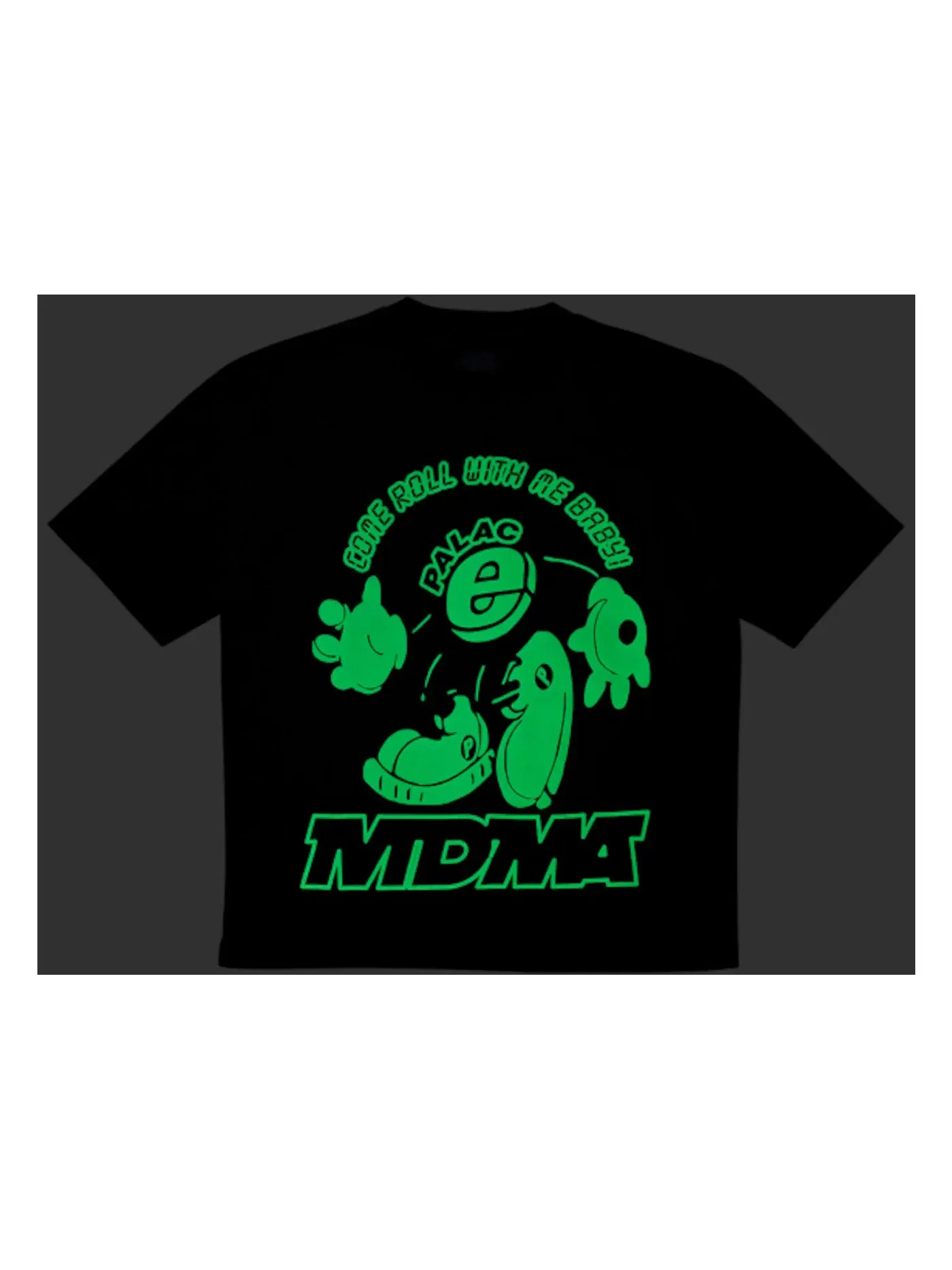 Мужская футболка с коротким рукавом Palace T-Shirt — изображение 2 из 2, черный