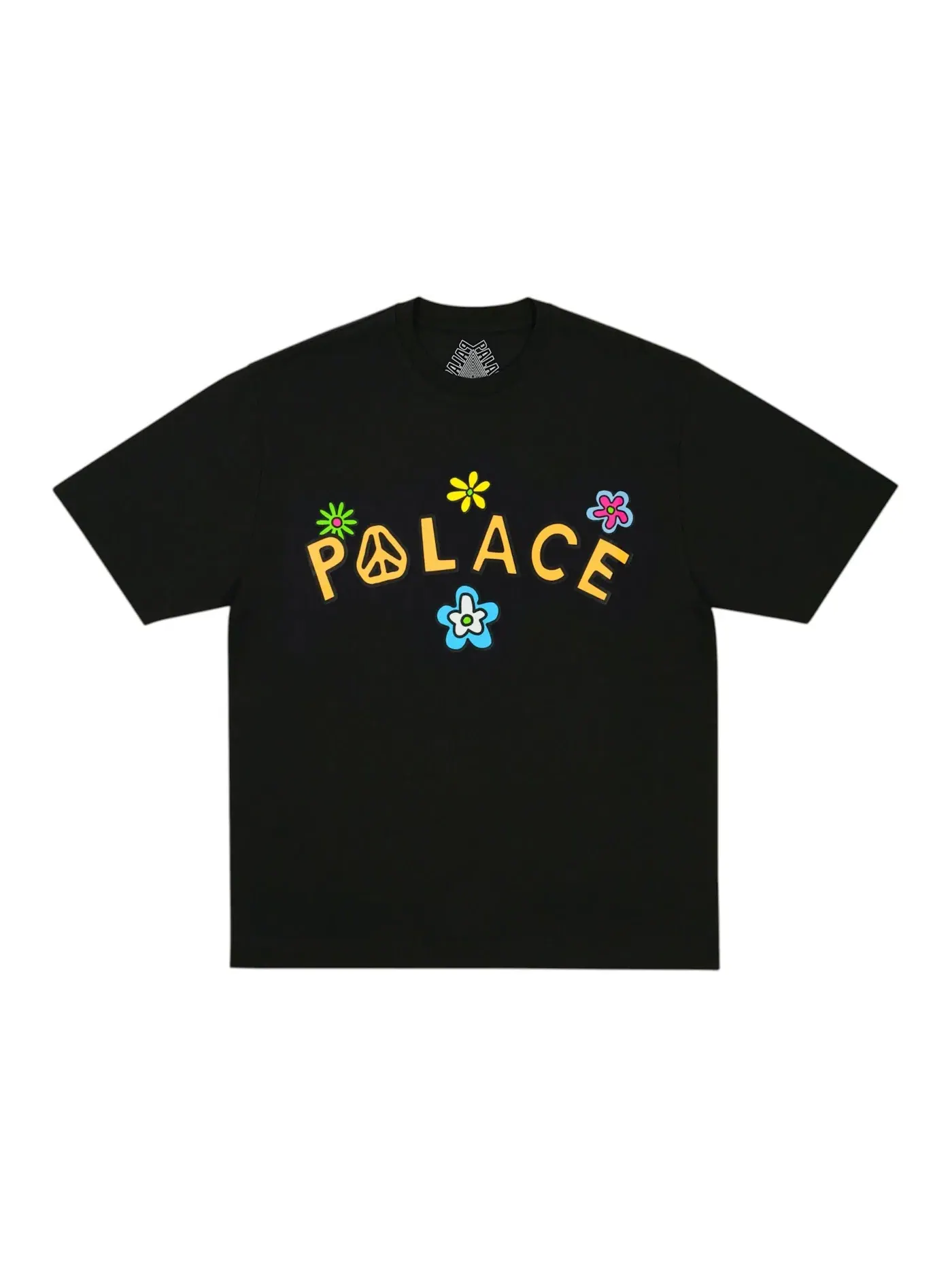 Мужская футболка с принтом Palace Me Myself And Tri — изображение 2 из 2, черный