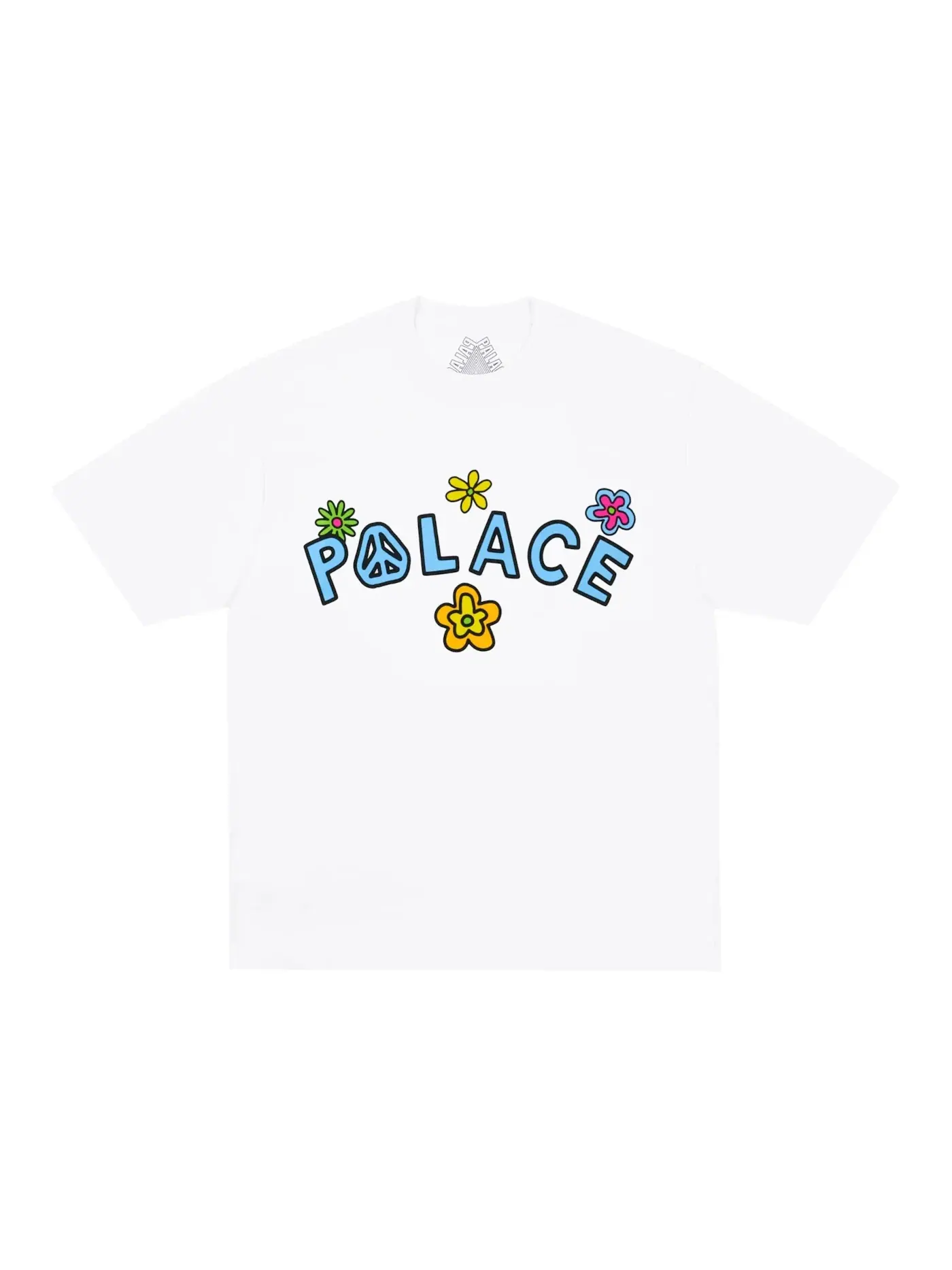 Мужская футболка с принтом Palace Me Myself And Tri — изображение 2 из 2, белый