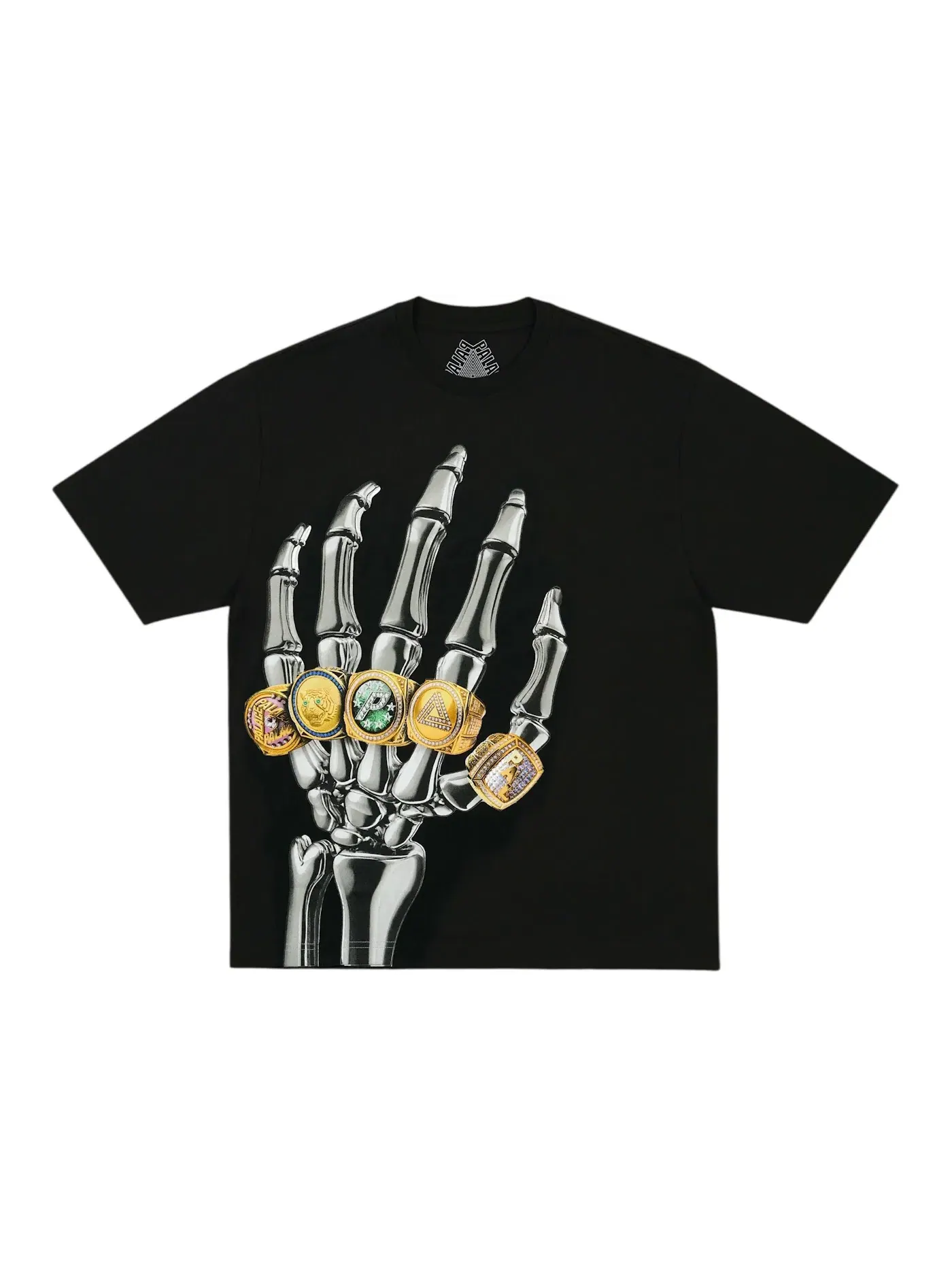Мужская футболка с принтом Palace Mechanical Champion T-Shirt — изображение 1 из 1, черный