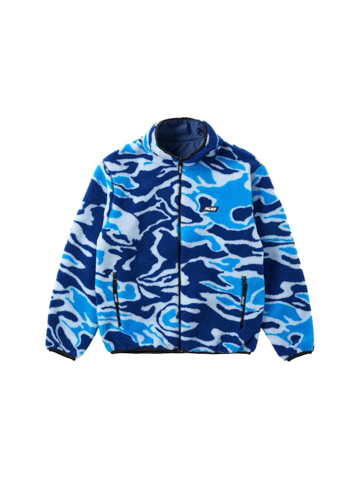 Мужская куртка из флиса с принтом Palace Mirage Reversible — изображение 3 из 3, синий