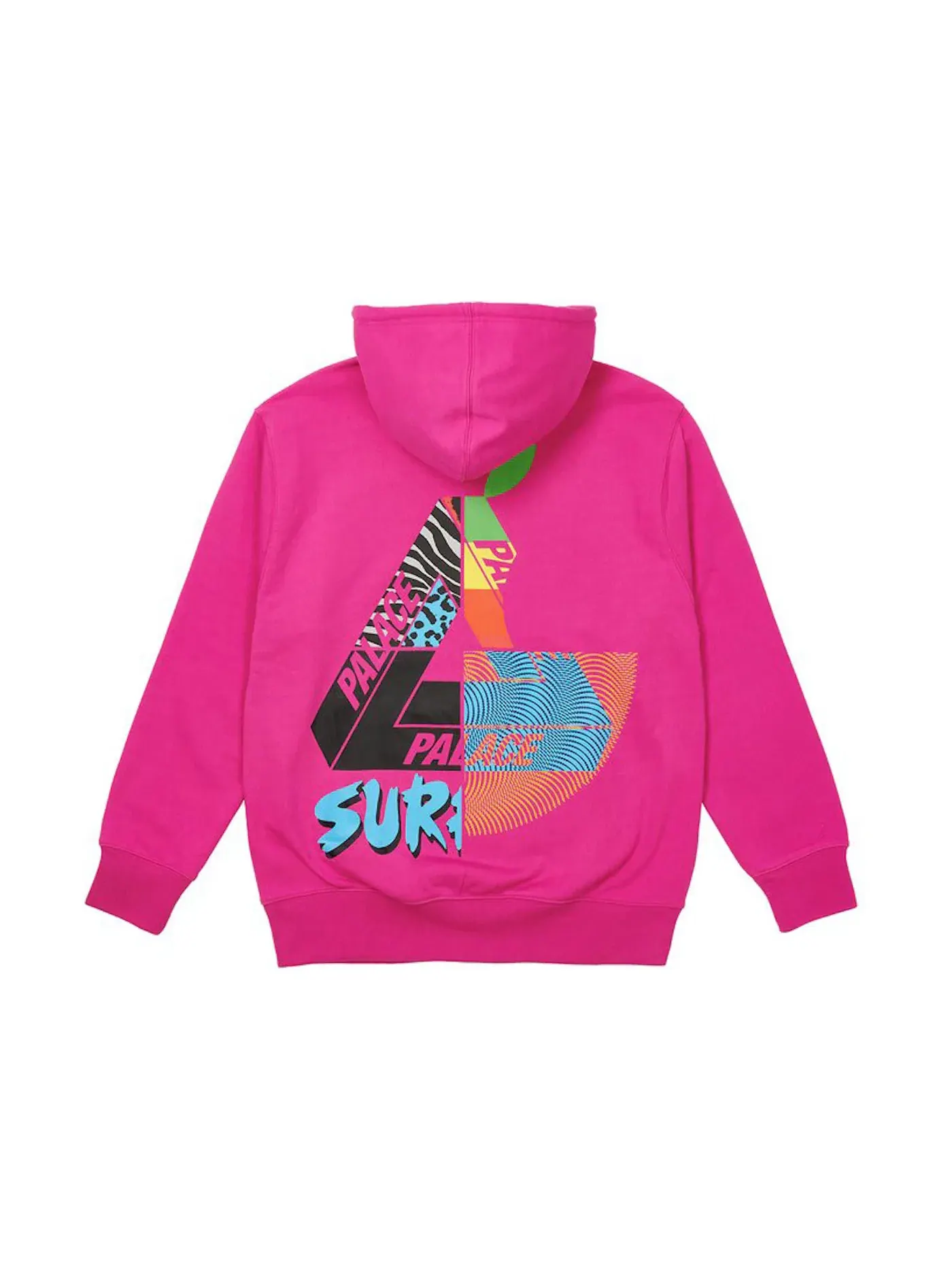 Мужской худи с принтом Palace Hood — изображение 1 из 2, розовый