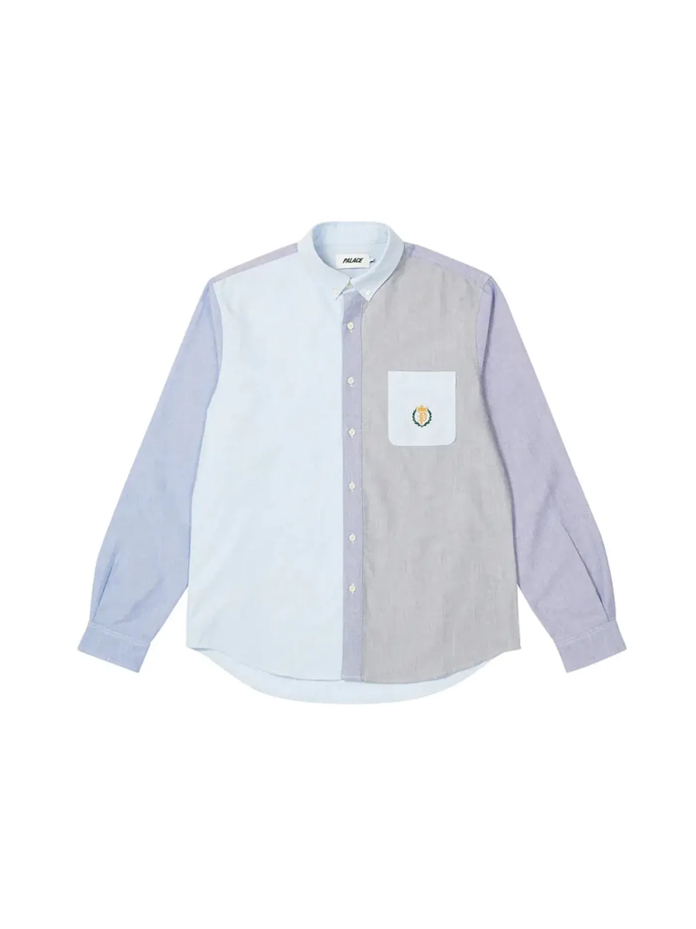 Мужская рубашка с принтом Palace Shirt — изображение 1 из 3, синий