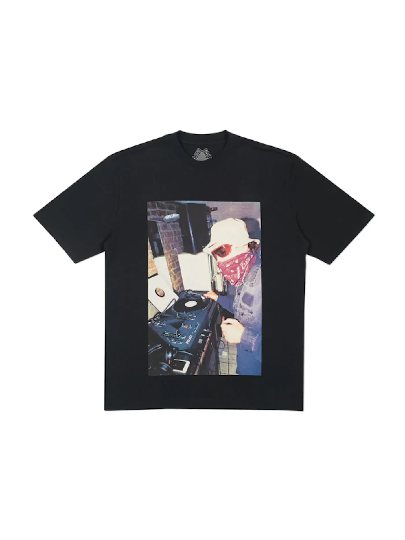Мужская футболка с принтом Palace T-shirt — изображение 1 из 1, черный