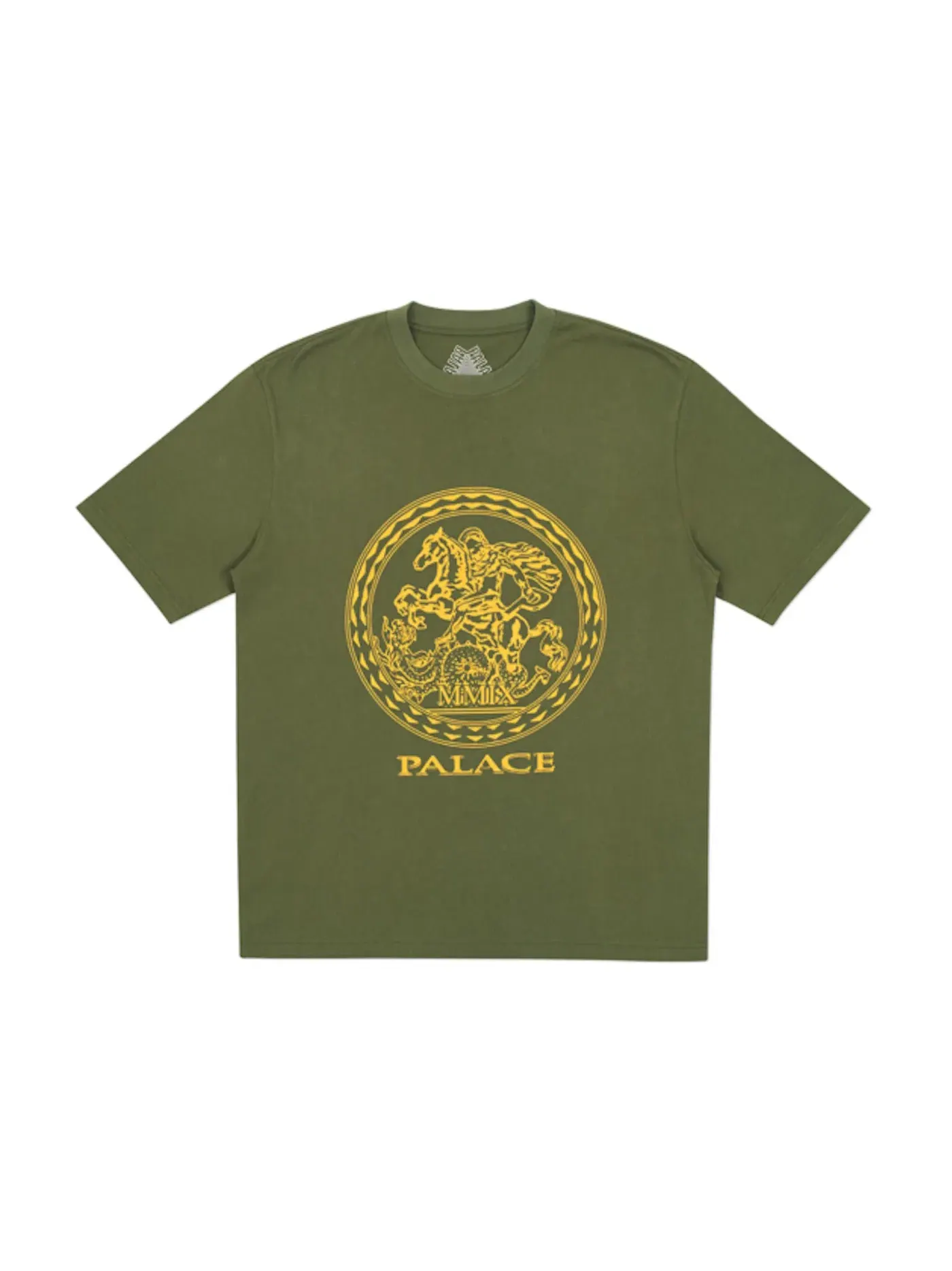 Мужская футболка с принтом Palace T-shirt — изображение 1 из 1, зеленый