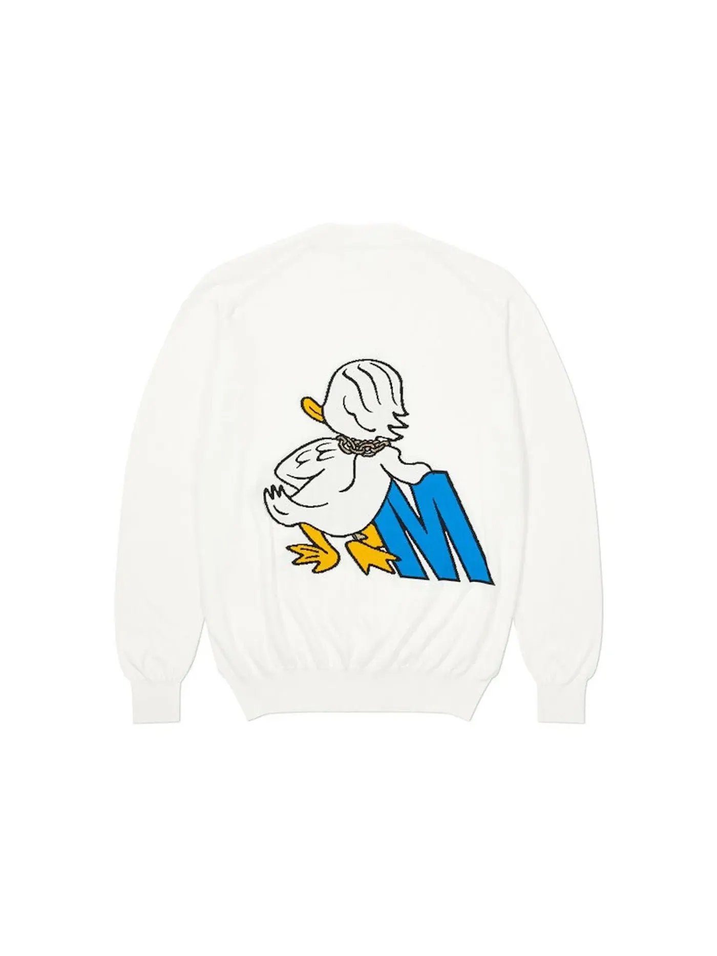 Мужской джемпер с круглым вырезом Palace Jumper — изображение 2 из 2, белый