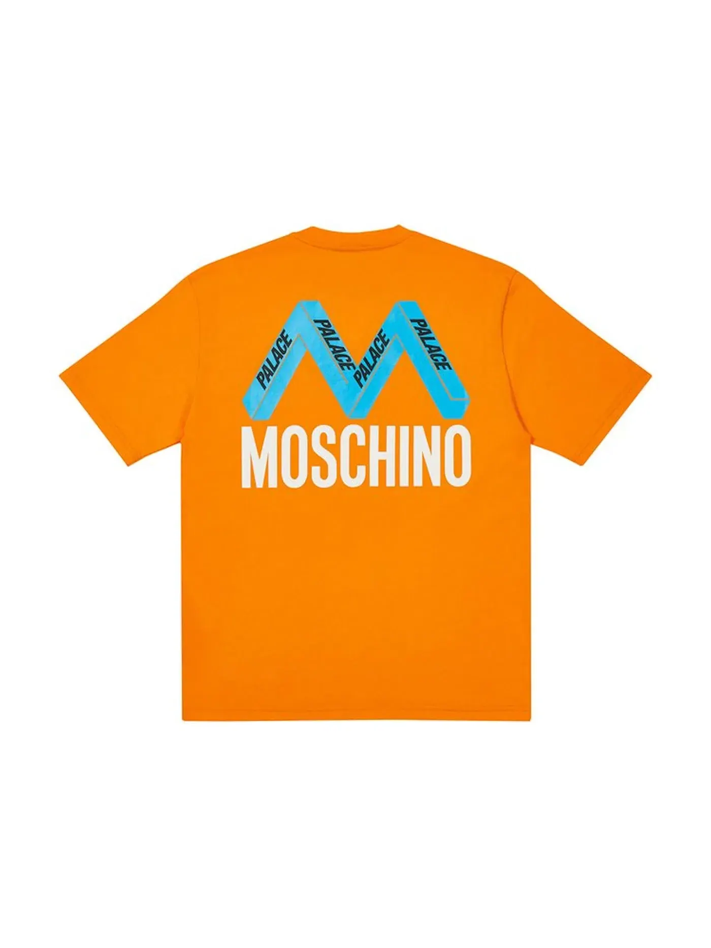 Мужская футболка с принтом Palace Moschino T-shirt — изображение 1 из 2, оранжевый