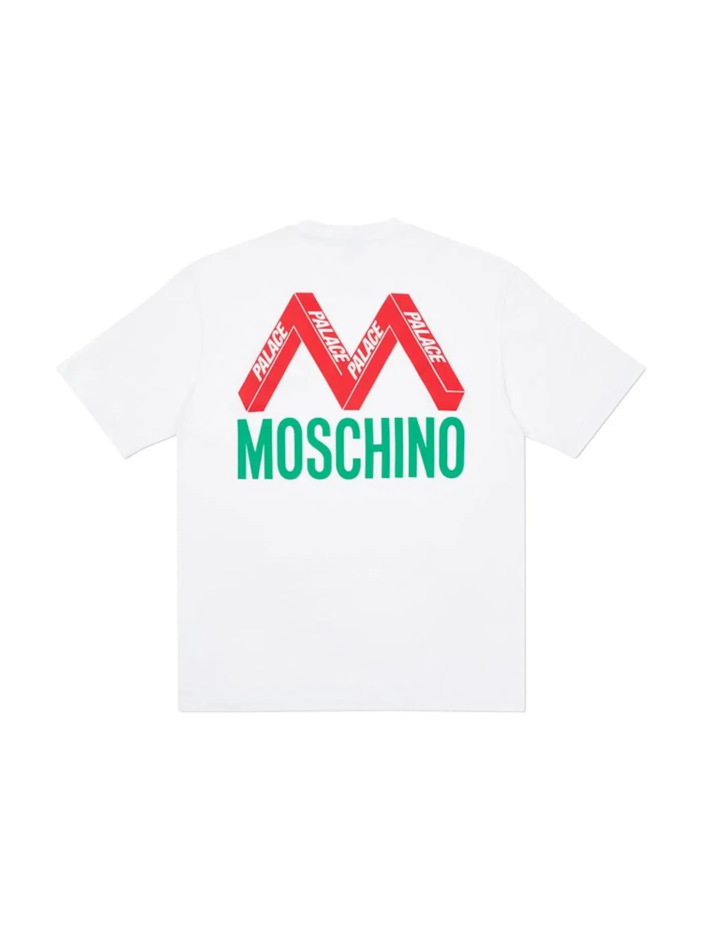 Мужская футболка с принтом Palace Moschino — изображение 1 из 2, белый