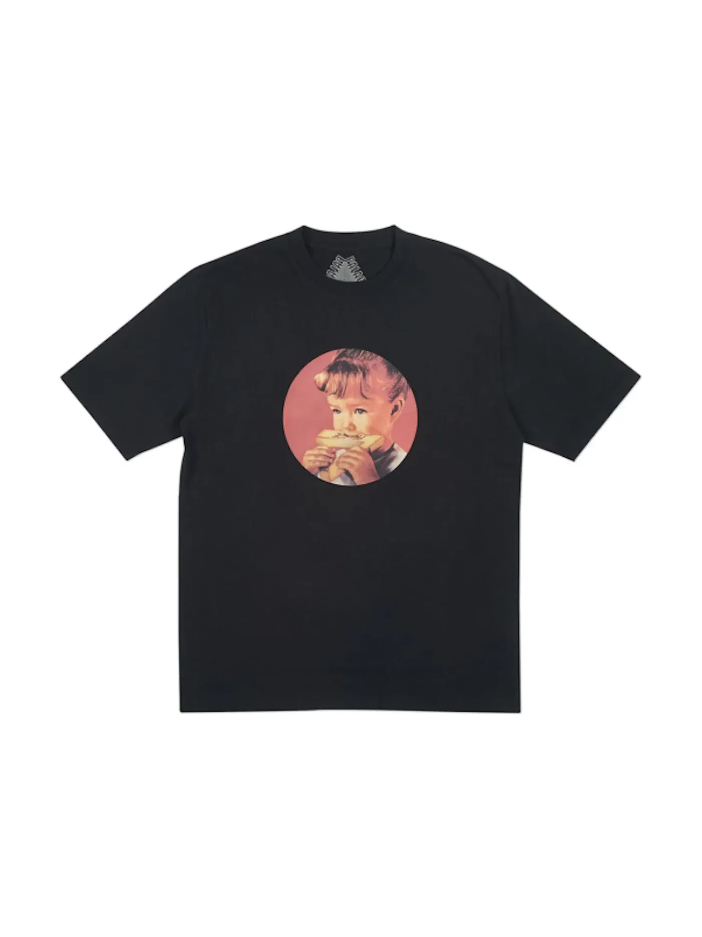 Мужская футболка с принтом Palace T-shirt — изображение 1 из 1, черный