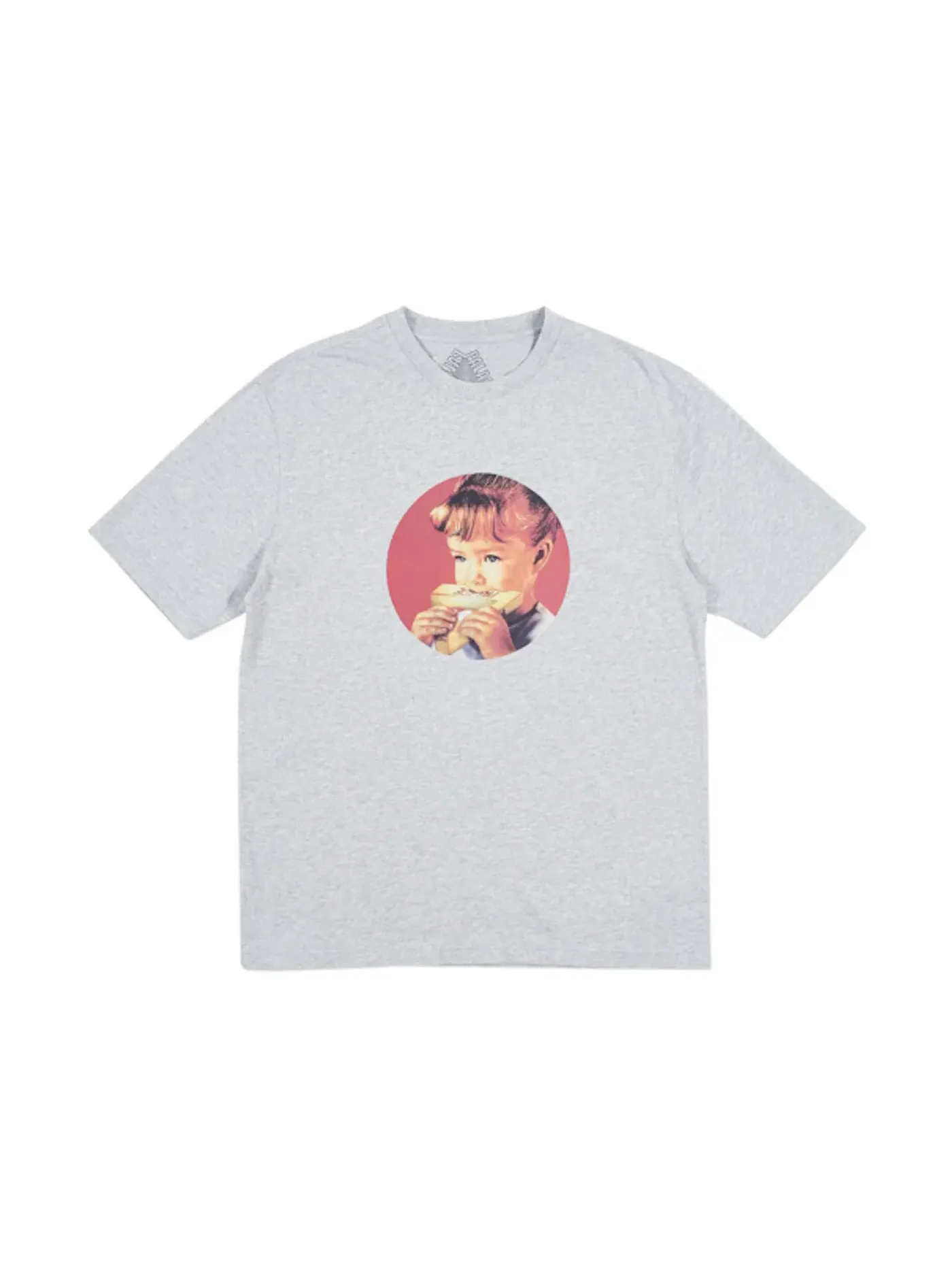 Мужская футболка с принтом Palace Munchy T-Shirt — изображение 1 из 1, серый