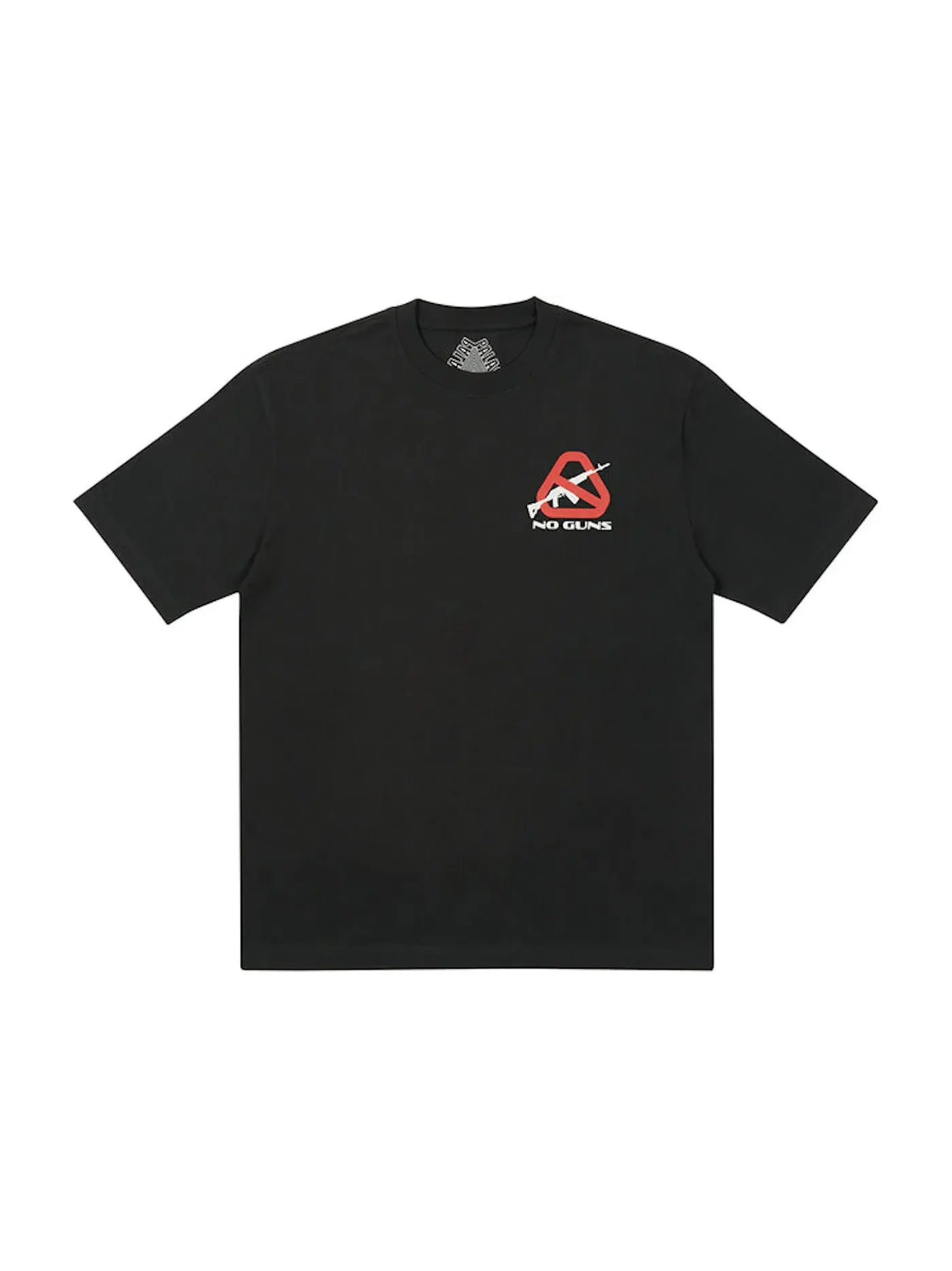 Мужская футболка с принтом T-shirt Palace — изображение 2 из 2, черный